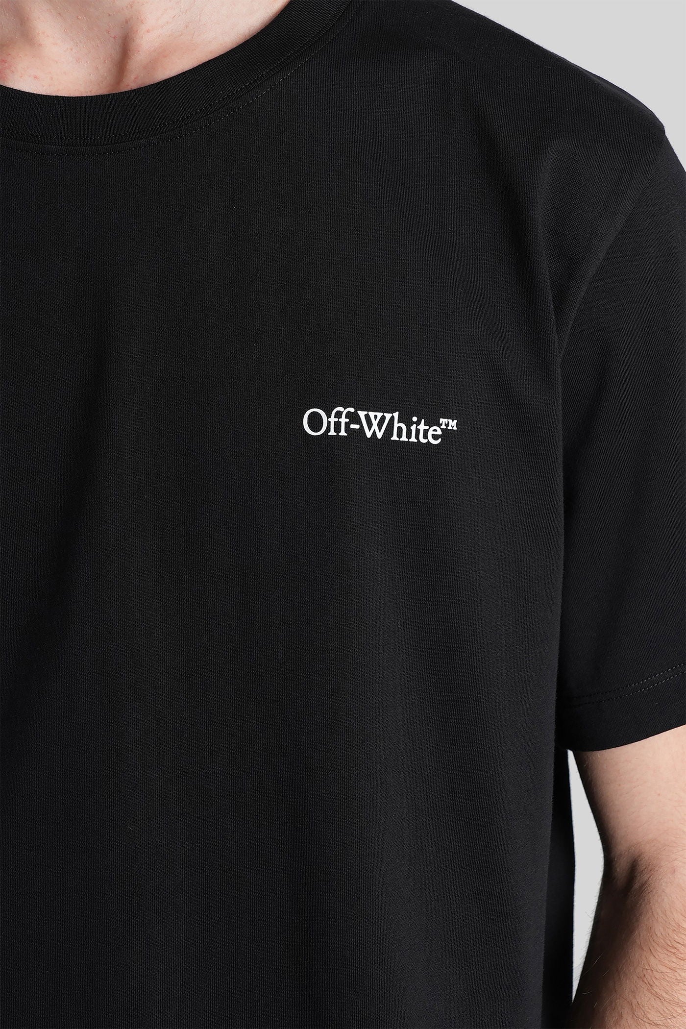 T-Shirt in black cotton - Image 4