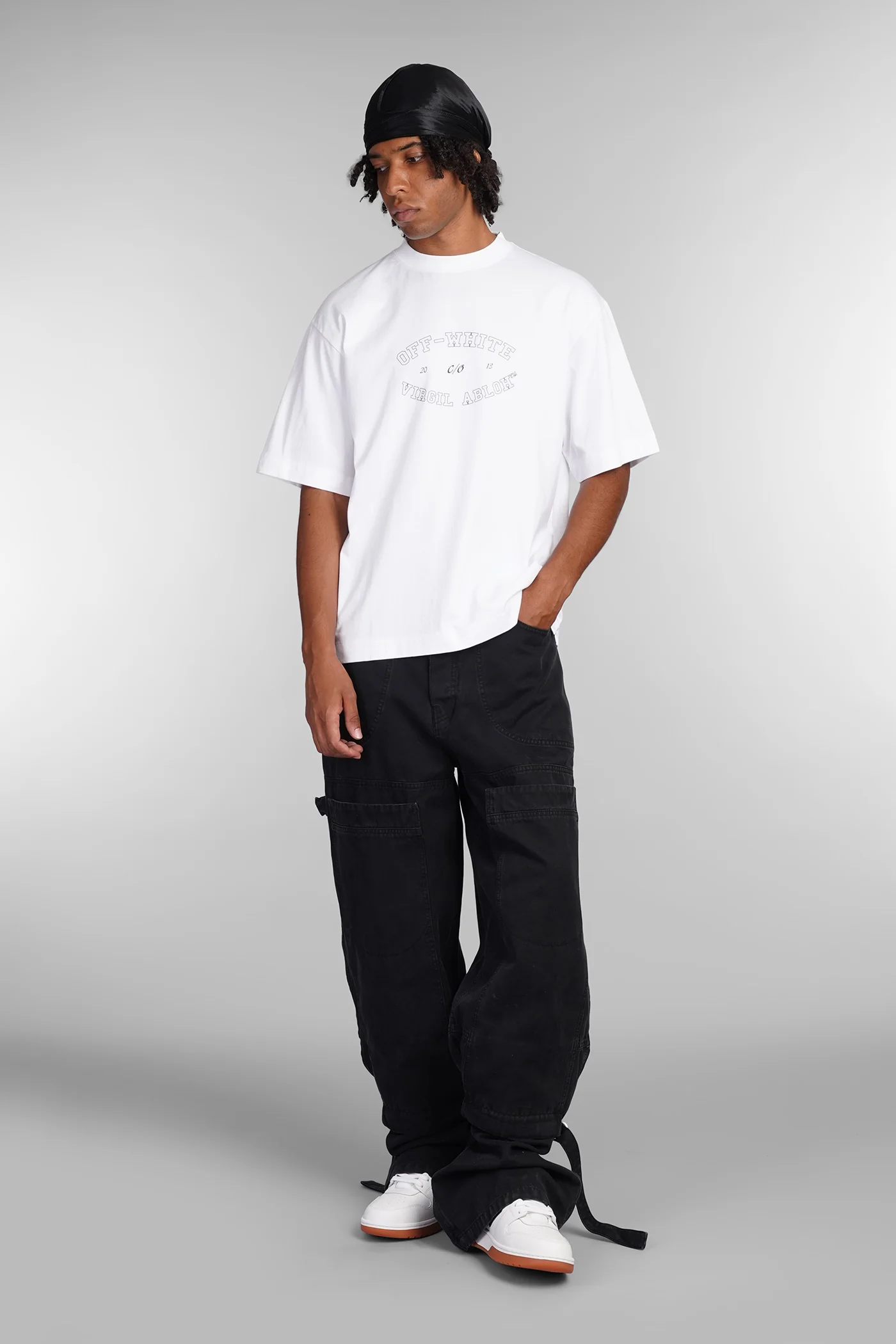 T-Shirt in white cotton - Image 2
