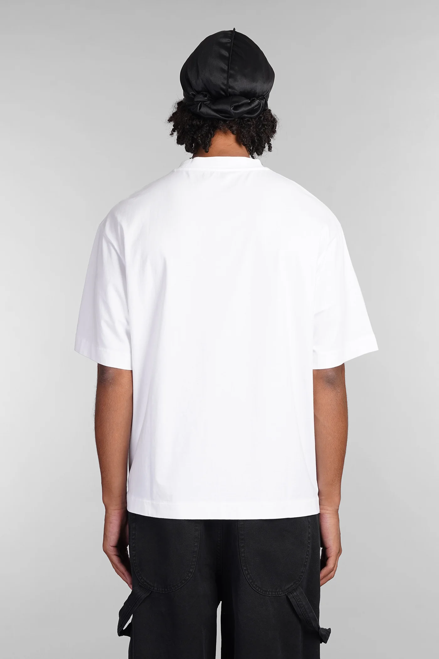 T-Shirt in white cotton - Image 3