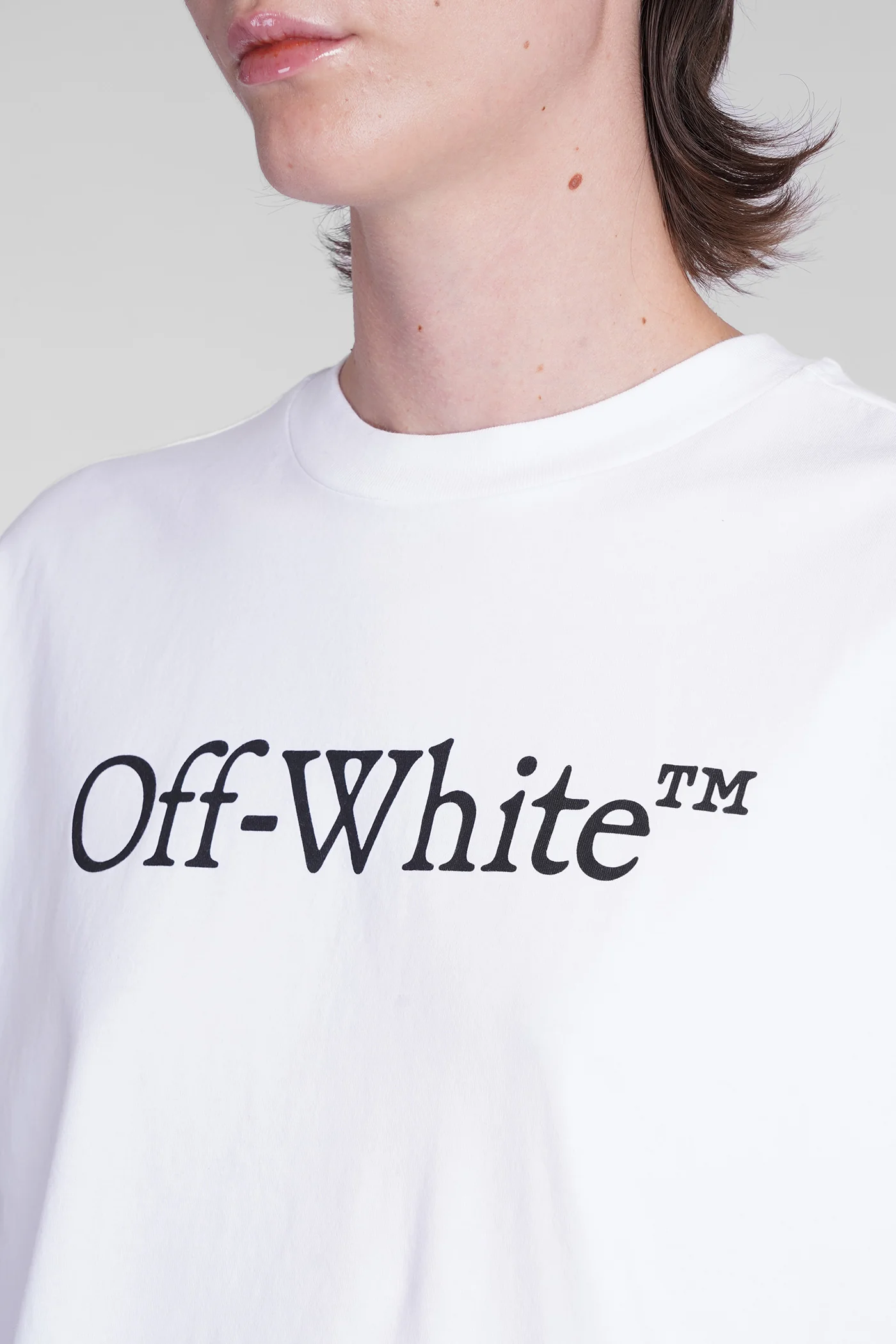 T-Shirt in white cotton - Image 5