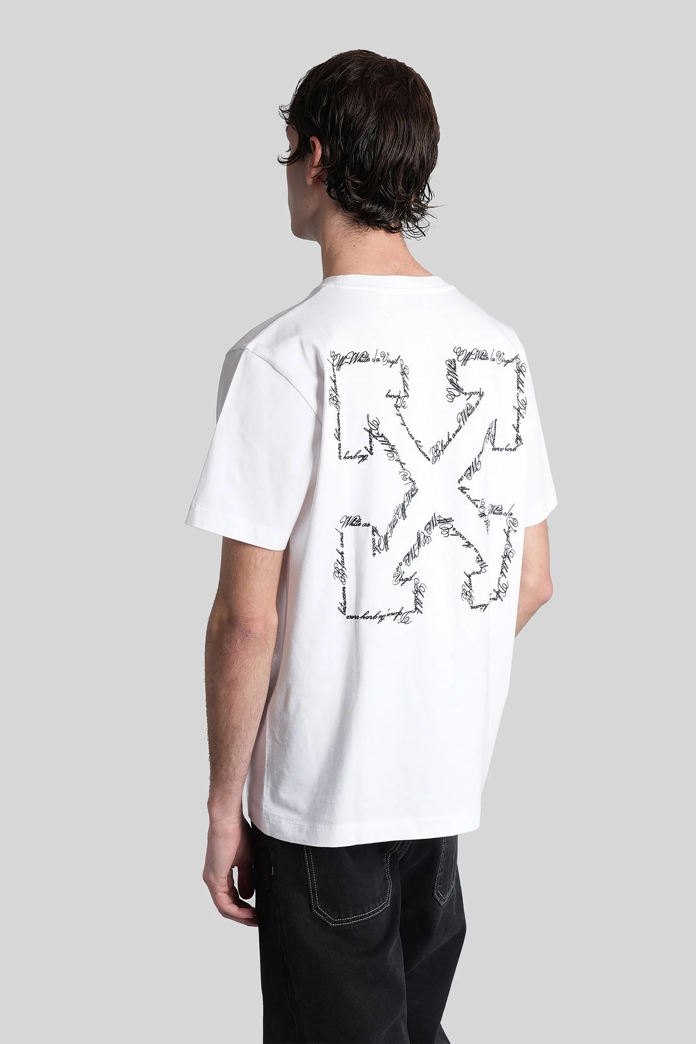 T-Shirt in white cotton - Image 3