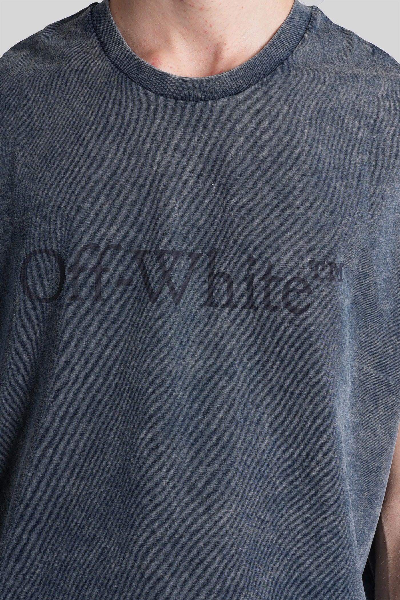 tank Top in blue cotton - Image 5