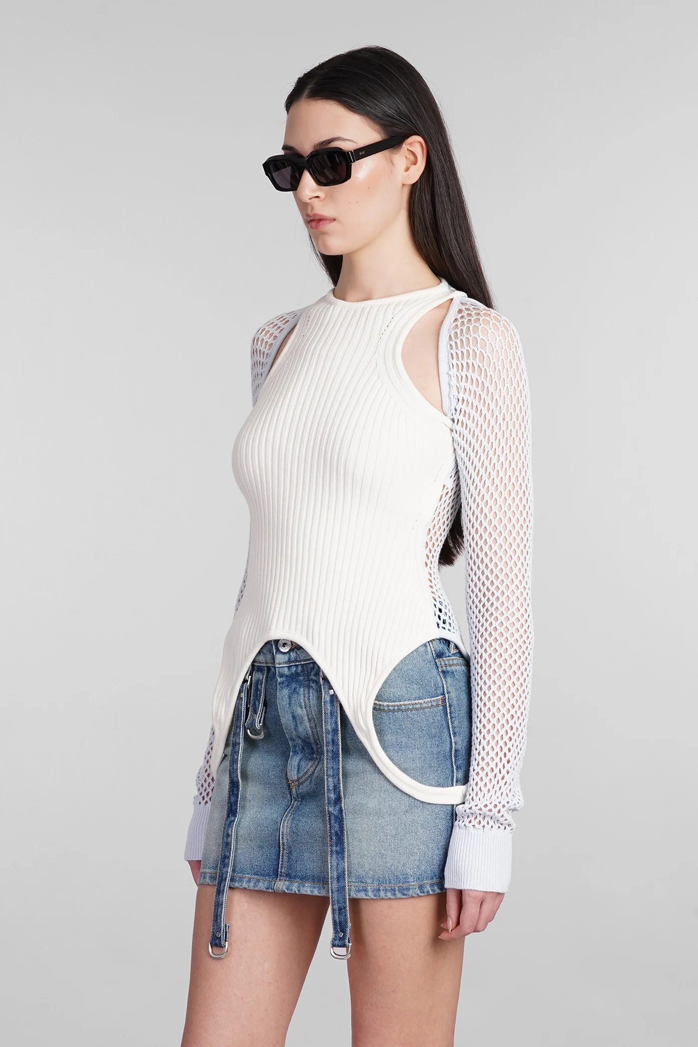Topwear in beige viscose - Image 4