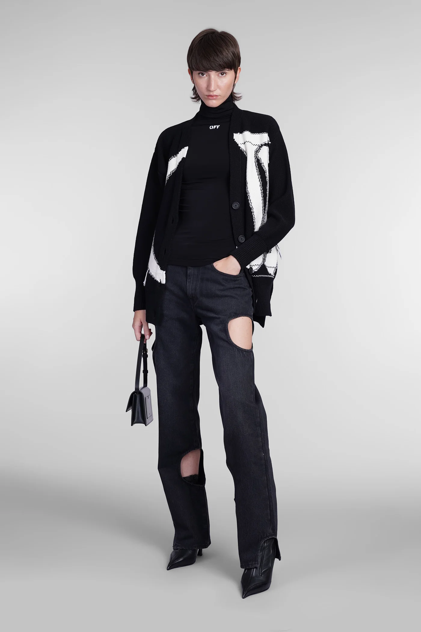 Topwear in black viscose - Image 2