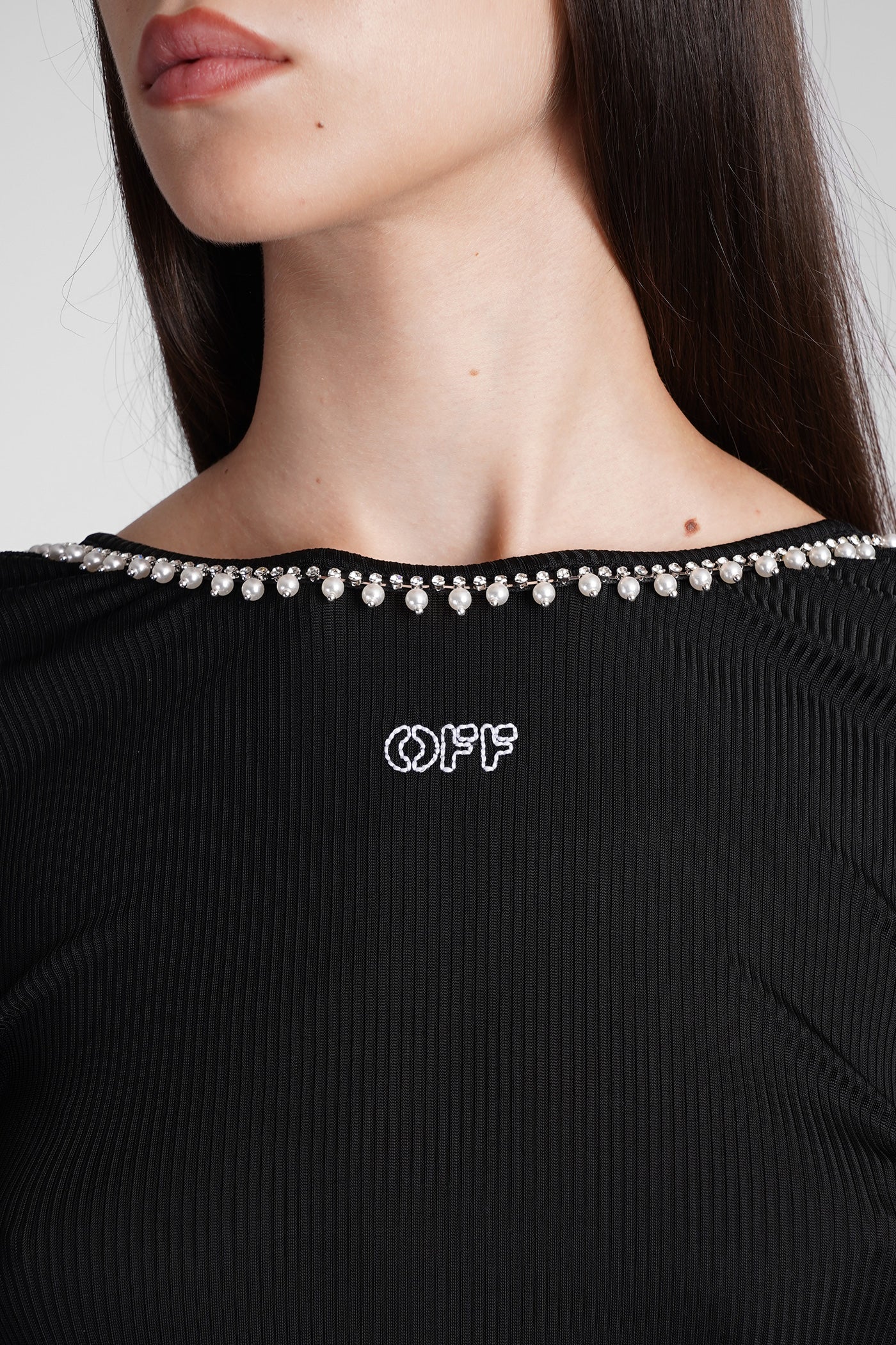 Topwear in black viscose - Image 5