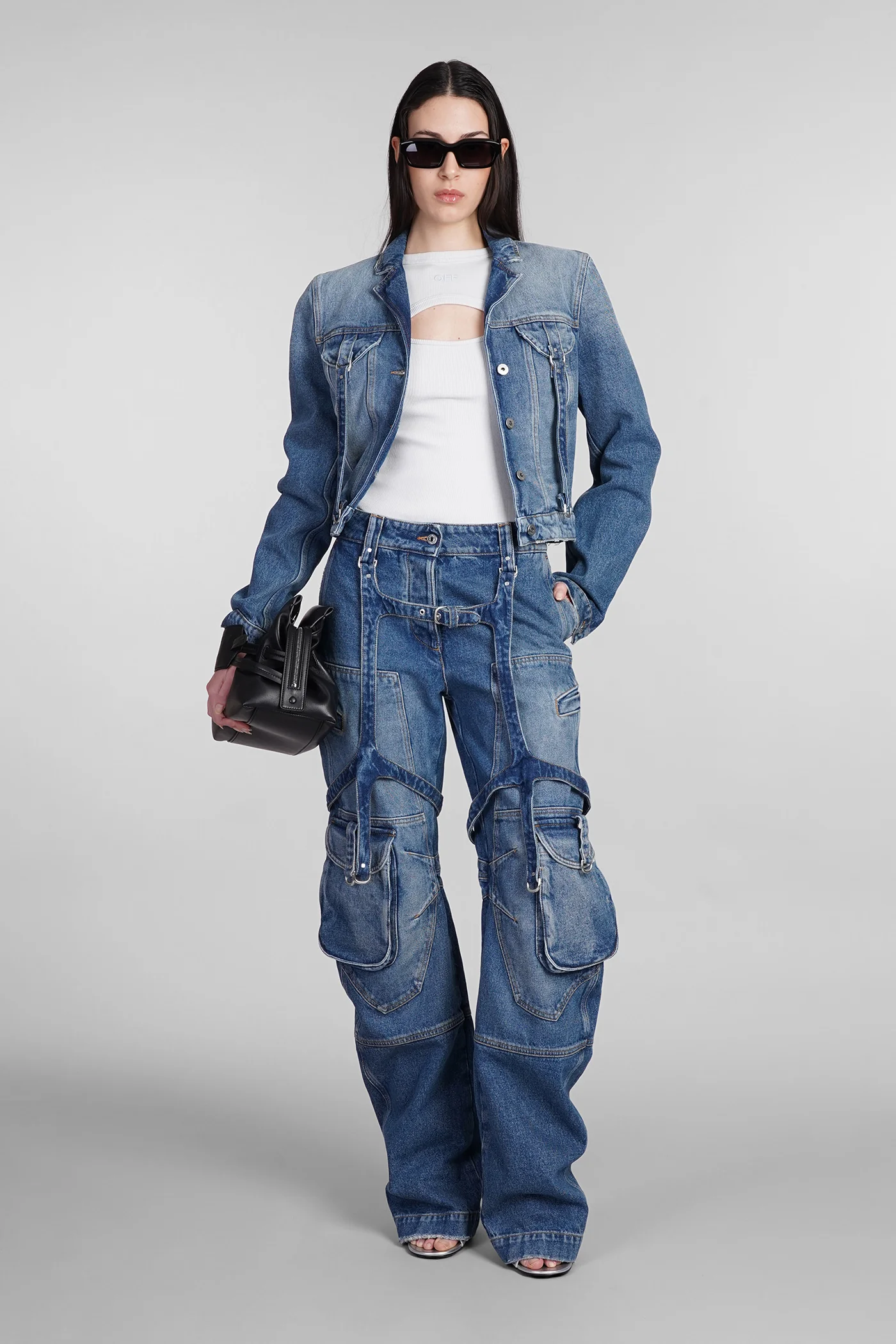 Topwear in grey cotton - Image 2