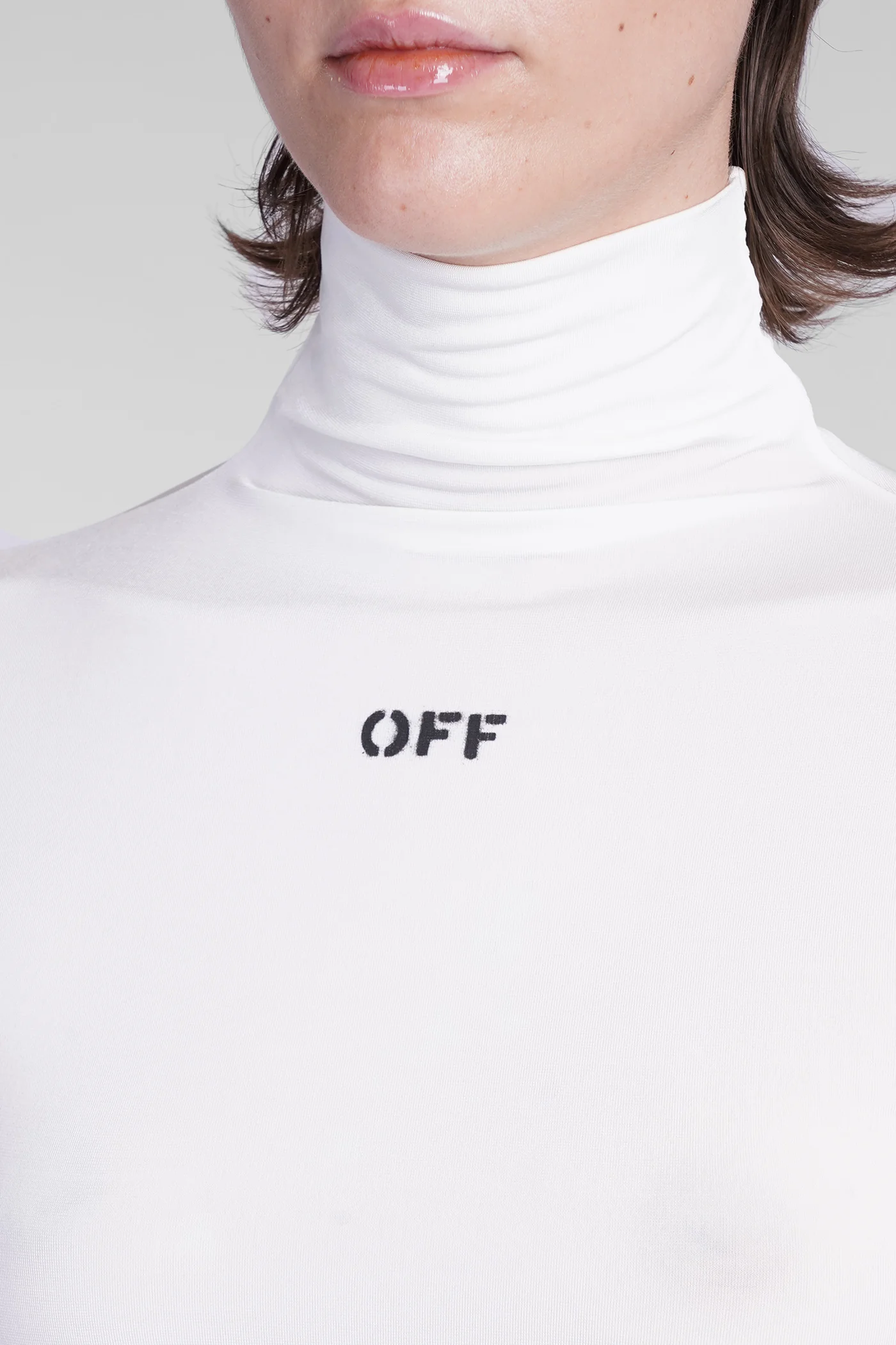 Topwear in white viscose - Image 5