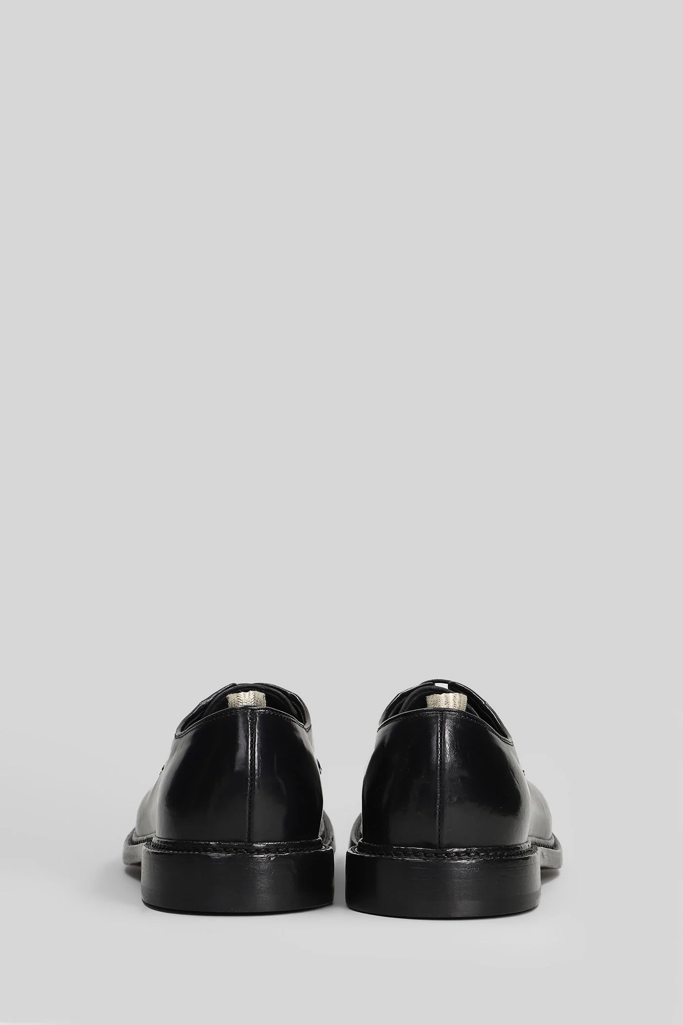 Aston 004 Lace up shoes in black leather - Image 4