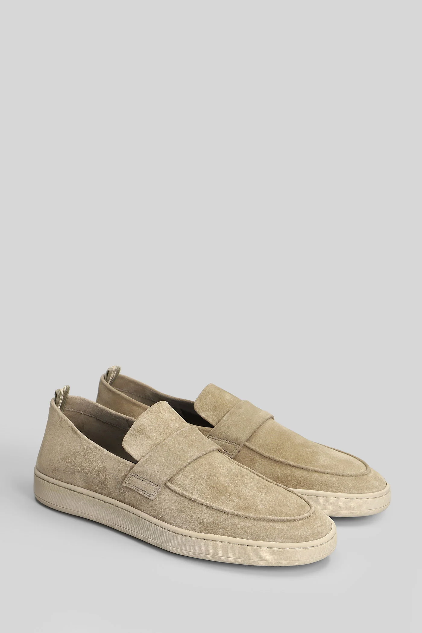 Herbie 001 Loafers in Camel suede - Image 2