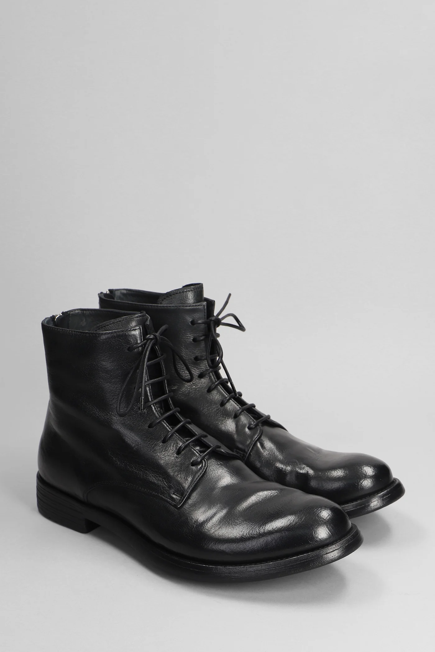 Hive 016 Ankle boots in black leather - Image 2