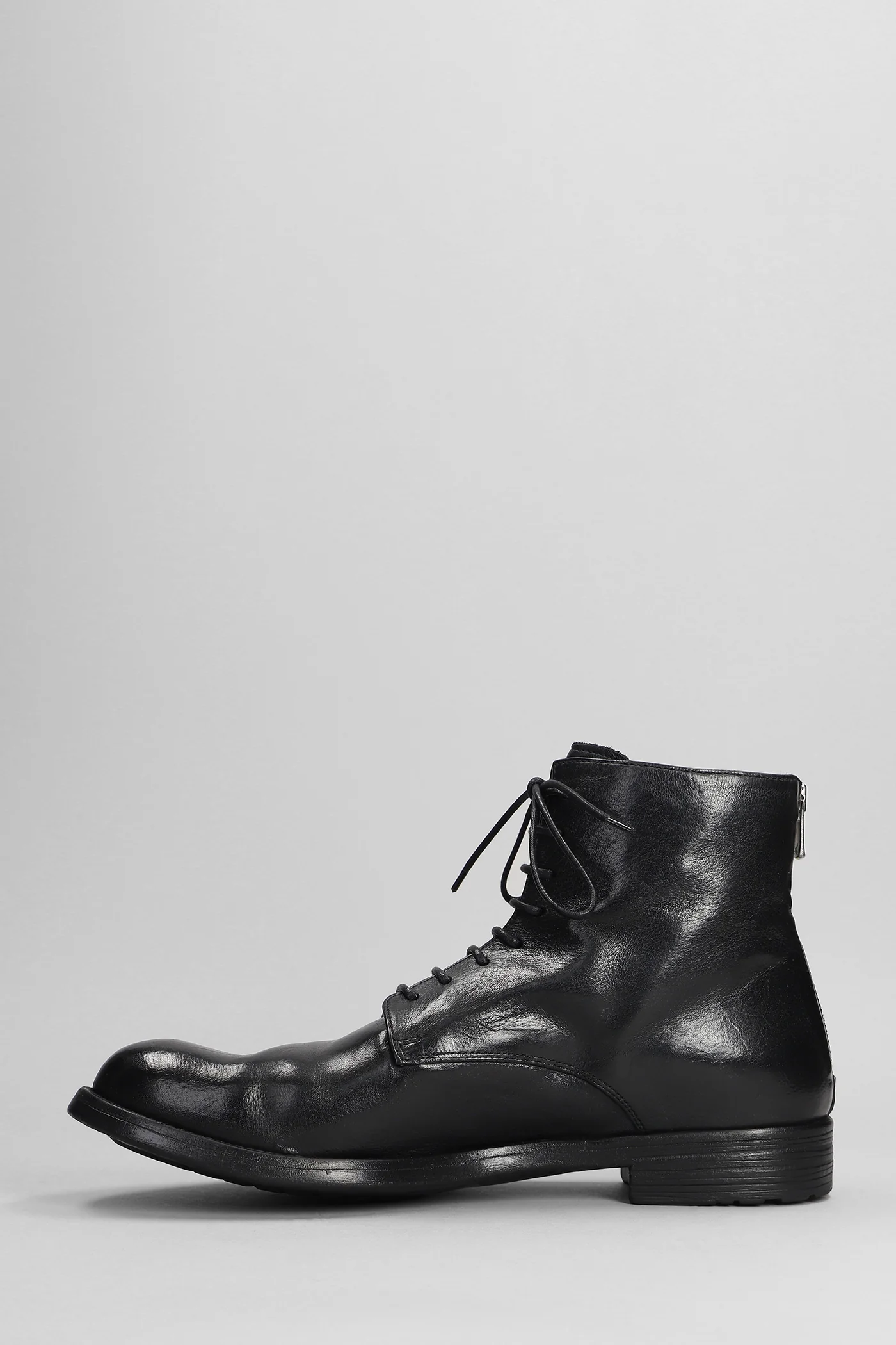 Hive 016 Ankle boots in black leather - Image 3