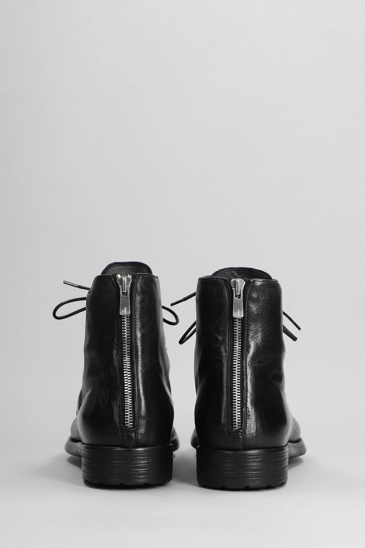 Hive 016 Ankle boots in black leather - Image 4