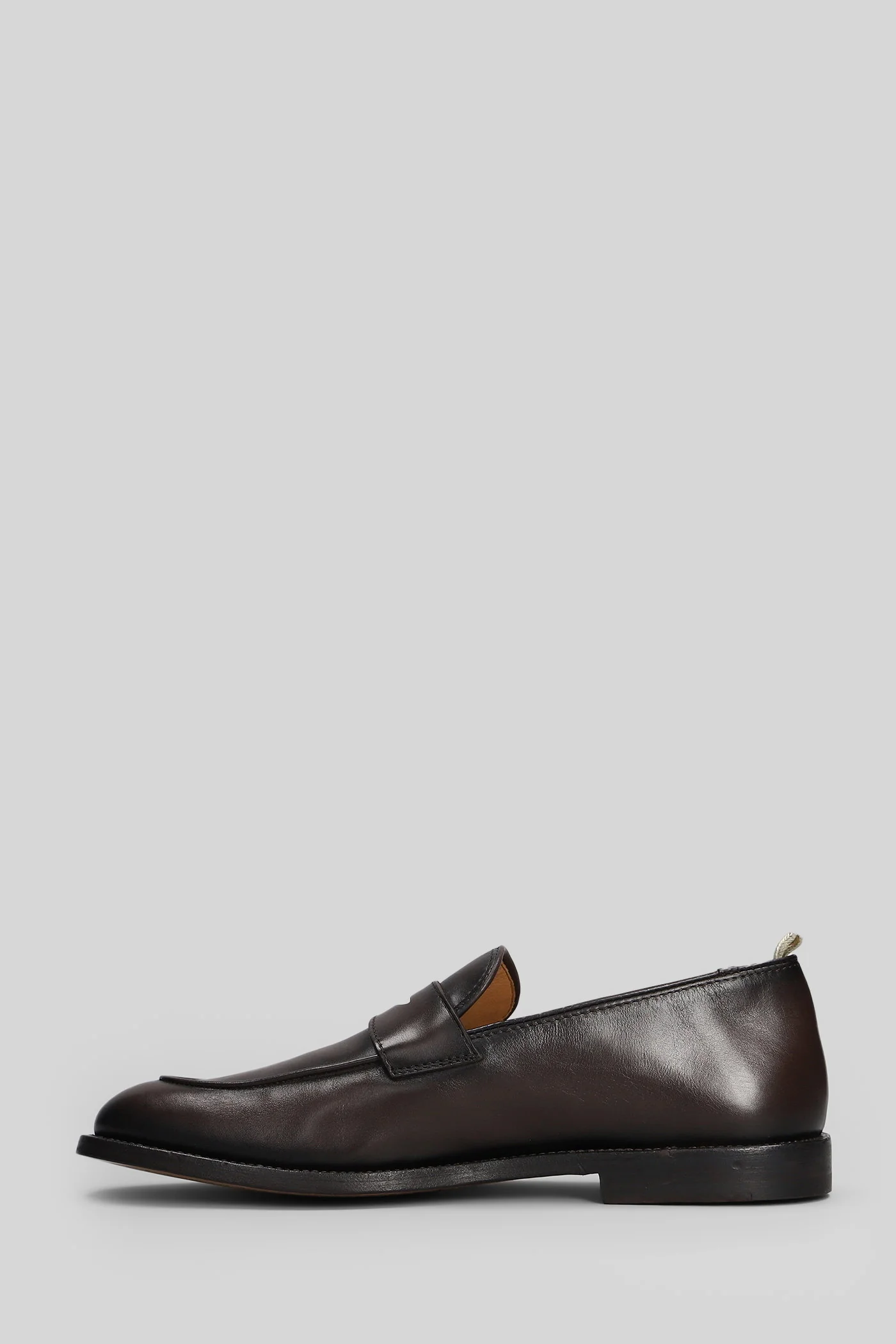 Opera 001 Loafers in brown cotton - Image 3