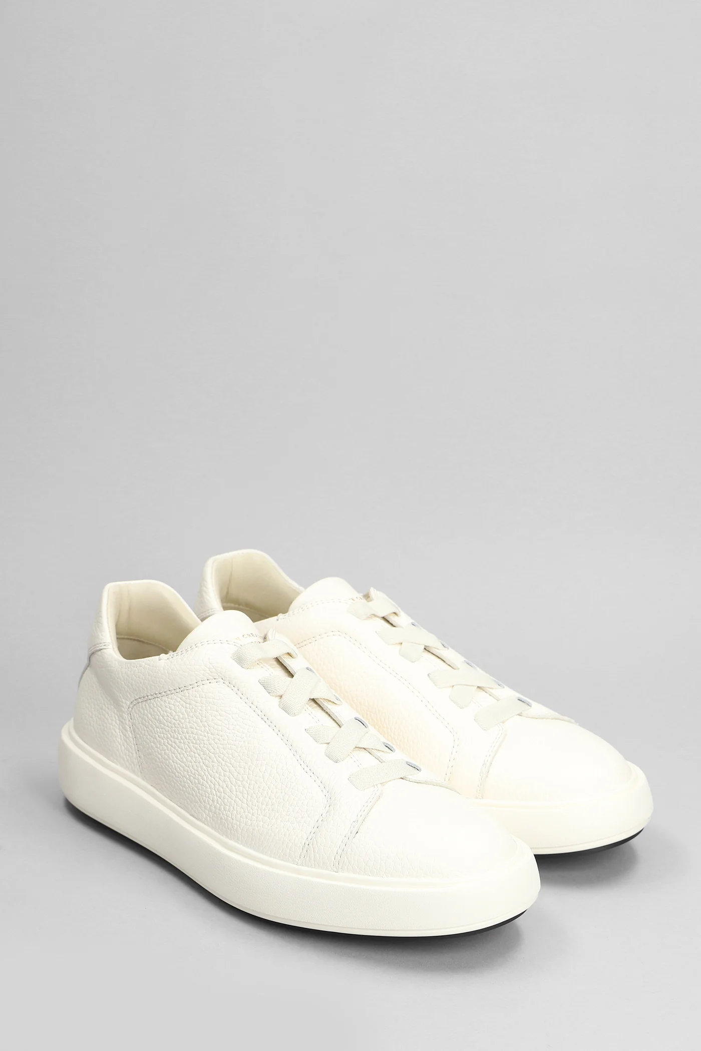 Slouch 001 Sneakers in white leather - Image 2