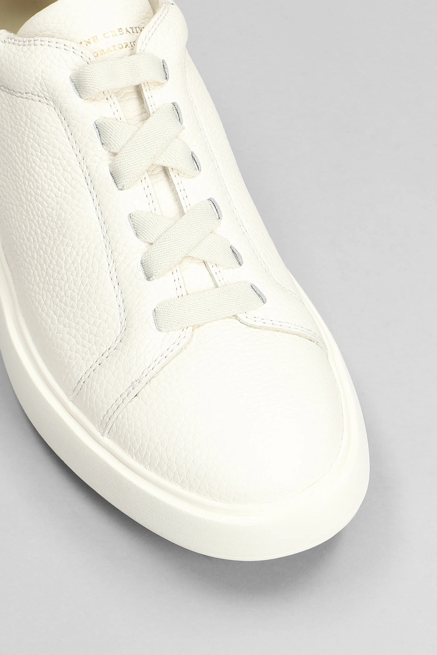 Slouch 001 Sneakers in white leather - Image 5
