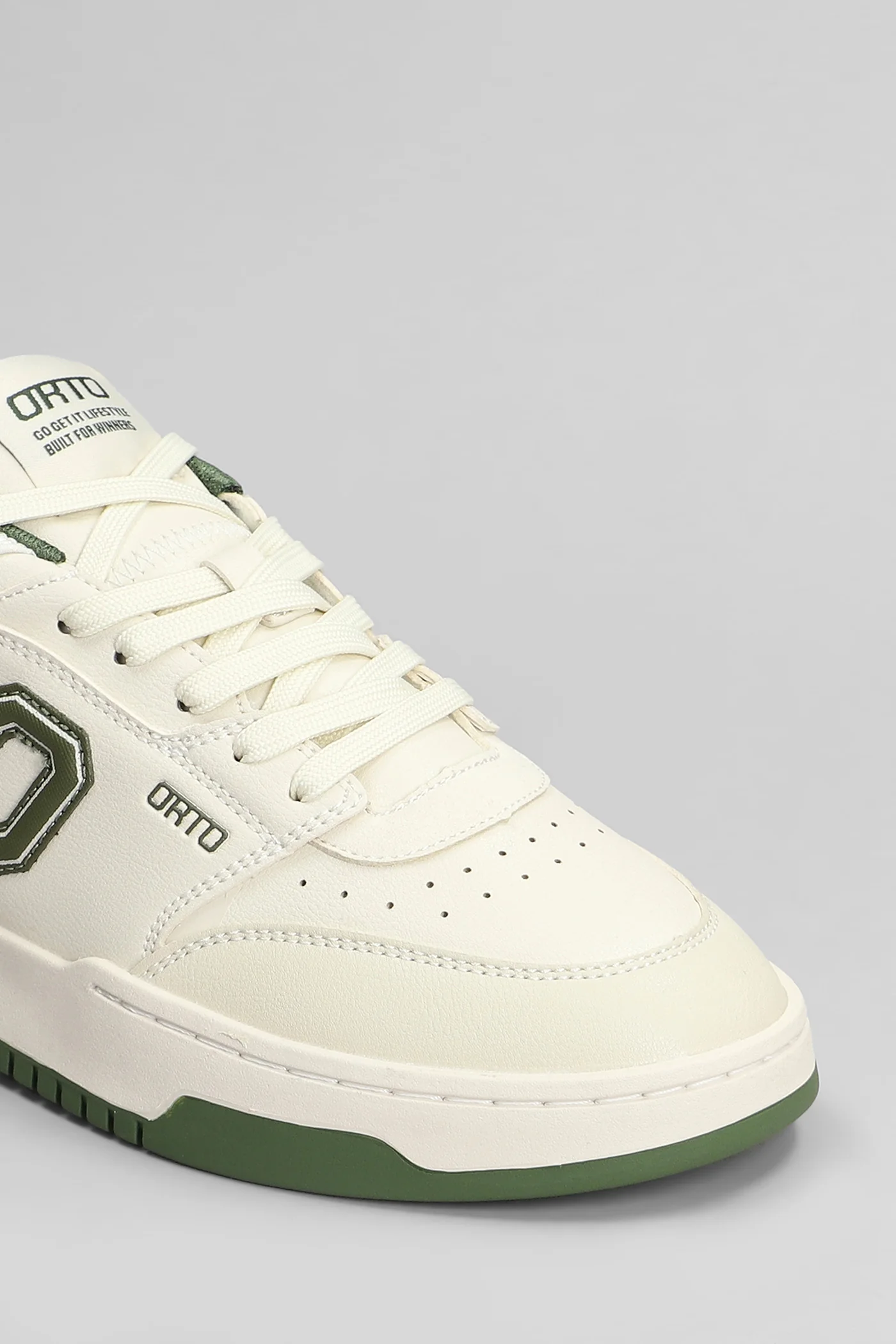 Eclipse Sneakers in white leather - Image 5