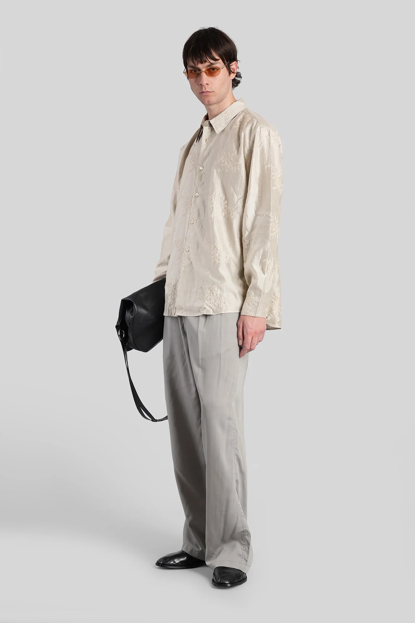 Leisure trouser Pants in grey viscose - Image 2