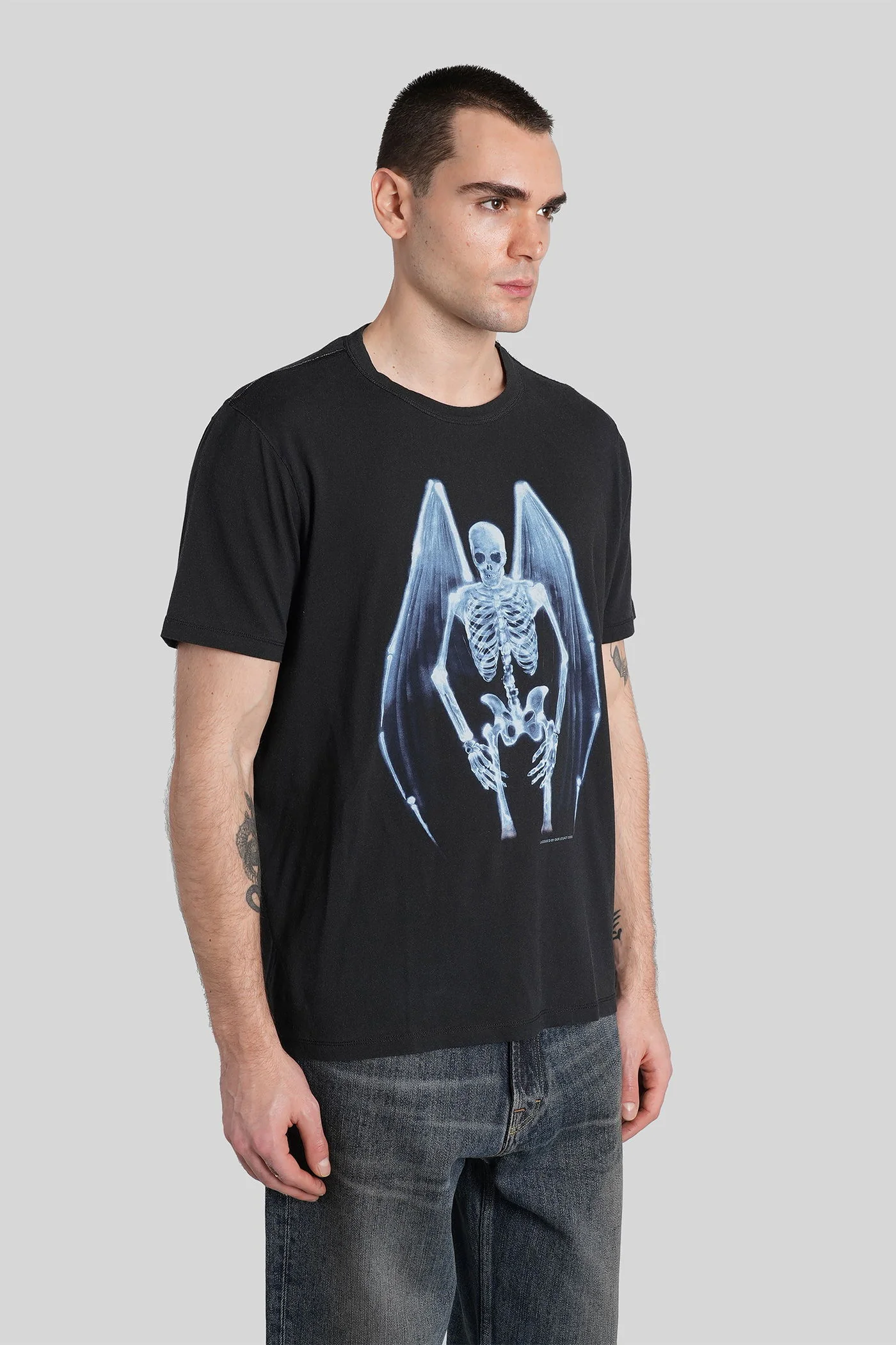 New box t-shirt T-Shirt in black cotton - Image 4