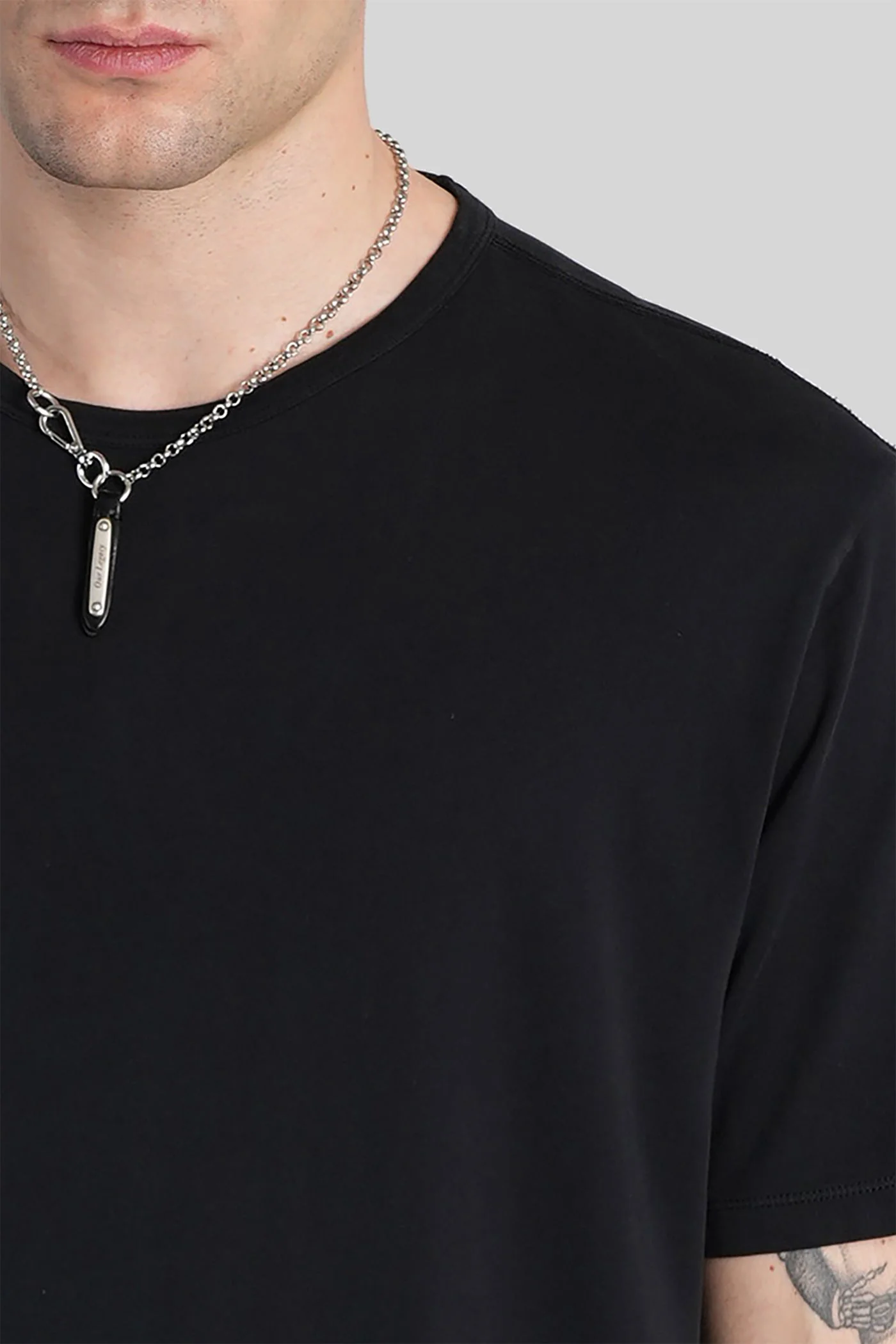 New box t-shirt T-Shirt in black cotton - Image 5