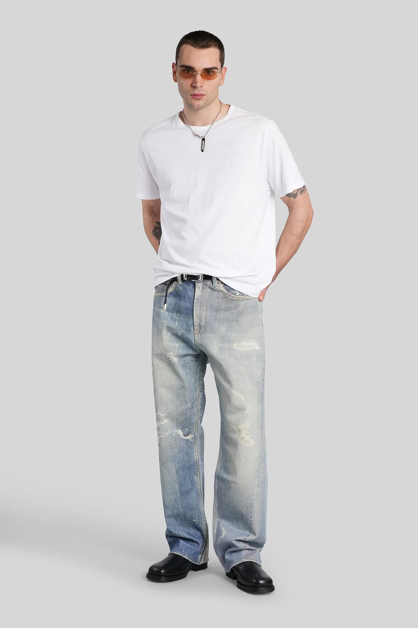 New box t-shirt T-Shirt in white cotton - Image 2