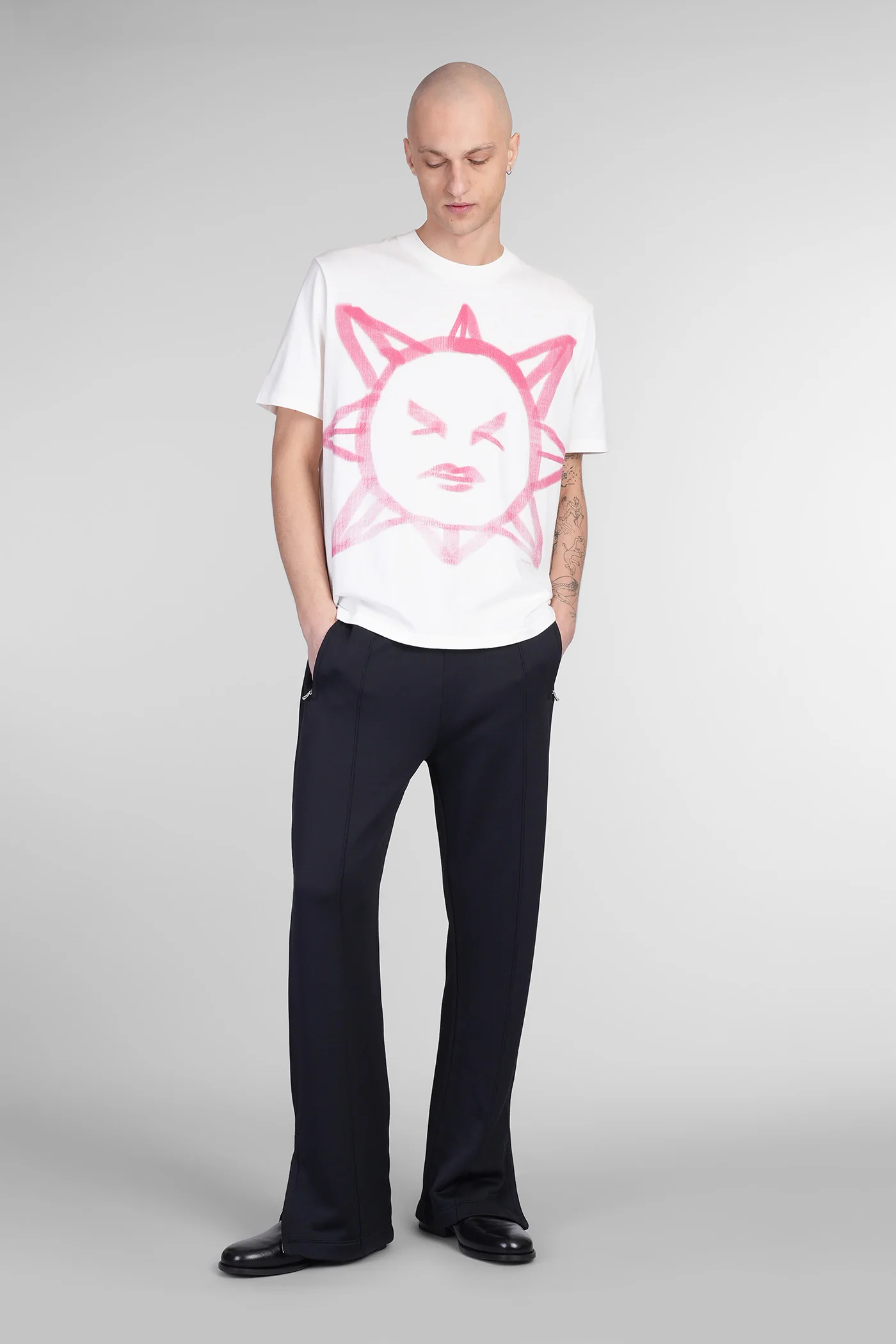T-Shirt in white cotton - Image 2