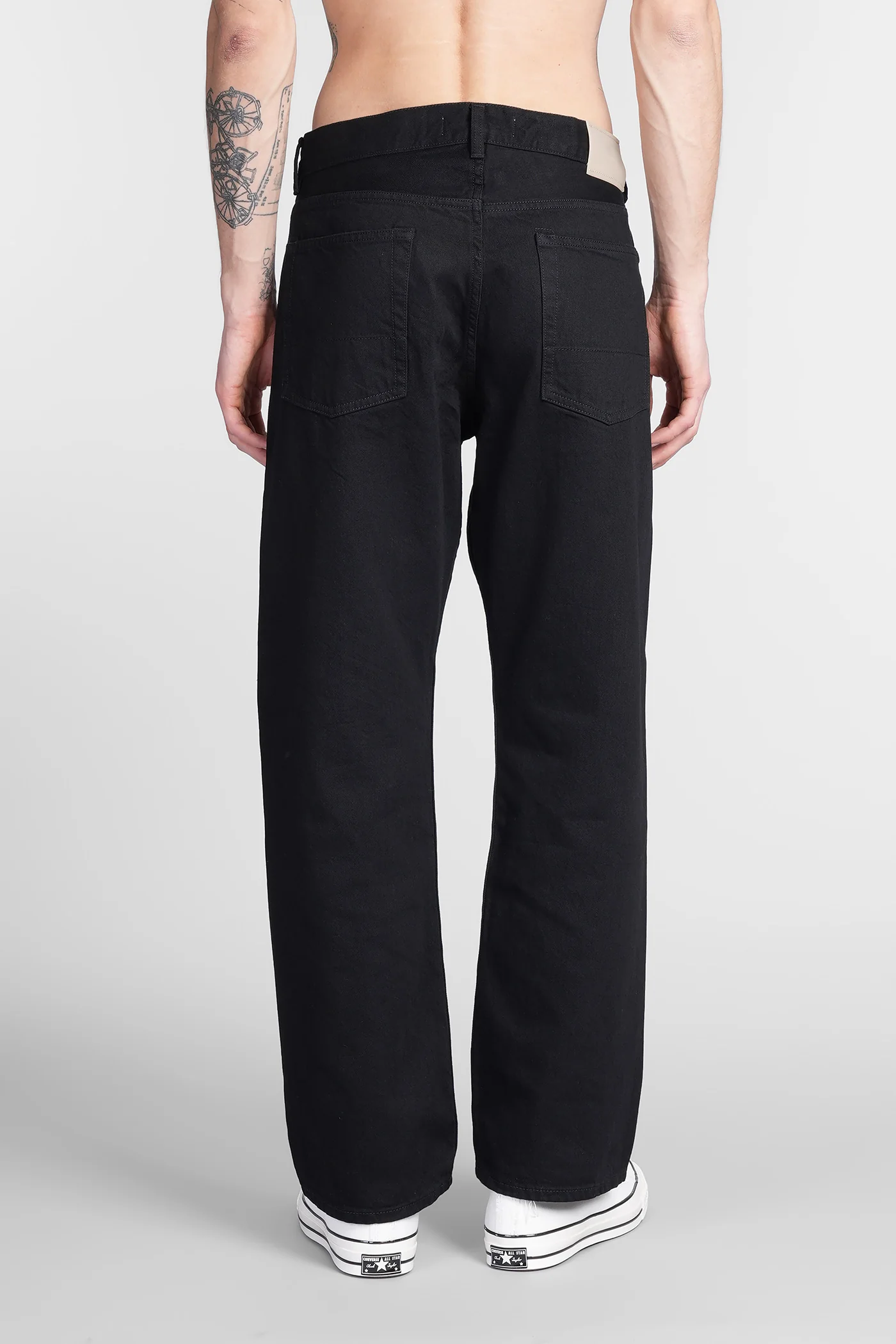 Third cut Jeans in black cotton - Image 3