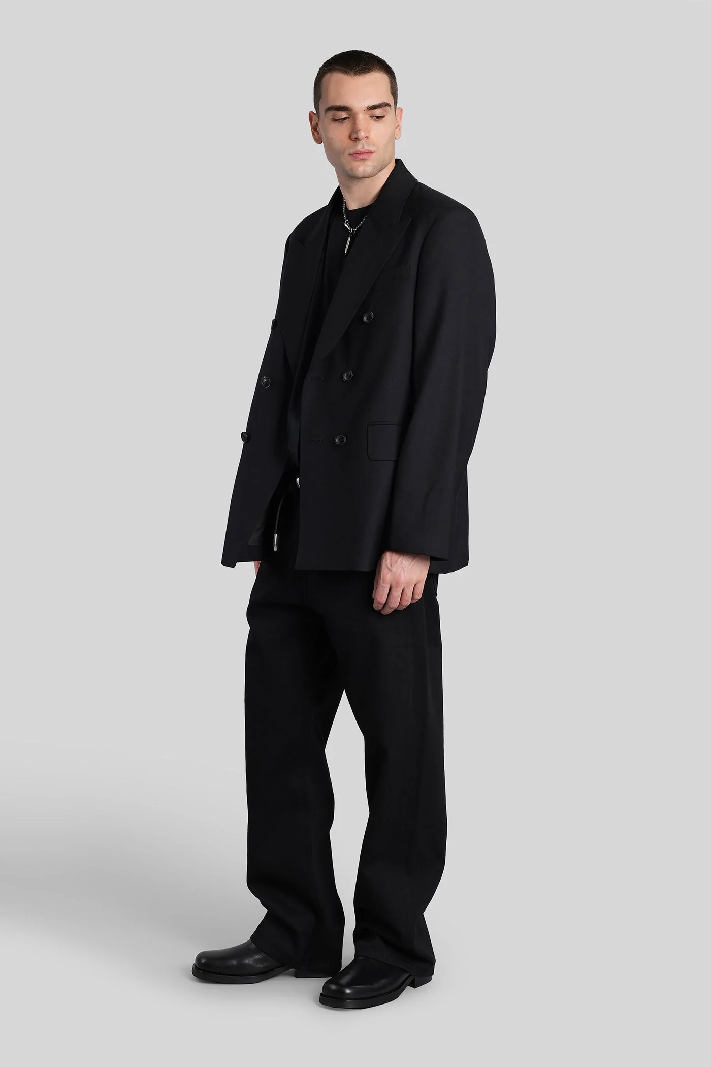 Third cut Jeans in black denim - Image 2