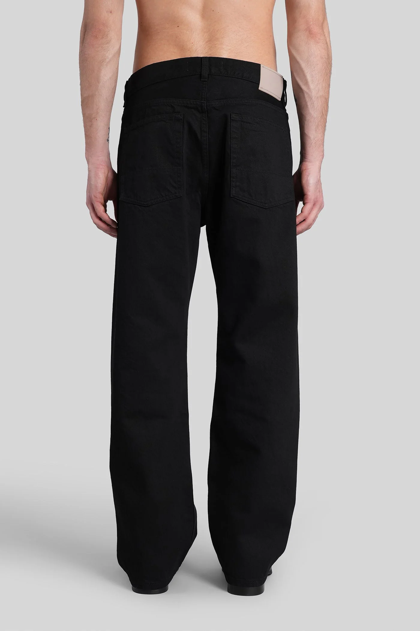 Third cut Jeans in black denim - Image 3