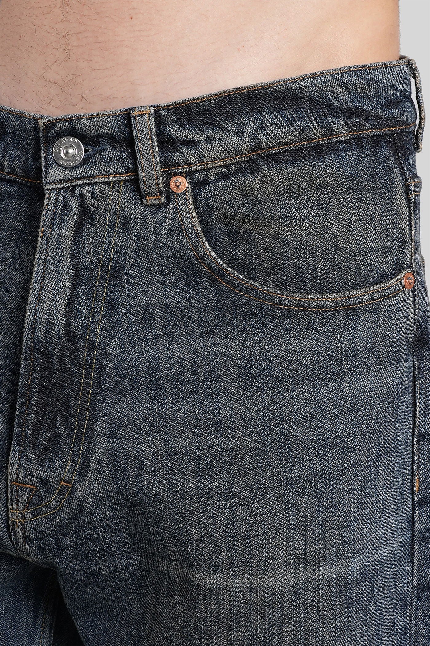 Third cut Jeans in blue cotton - Image 5