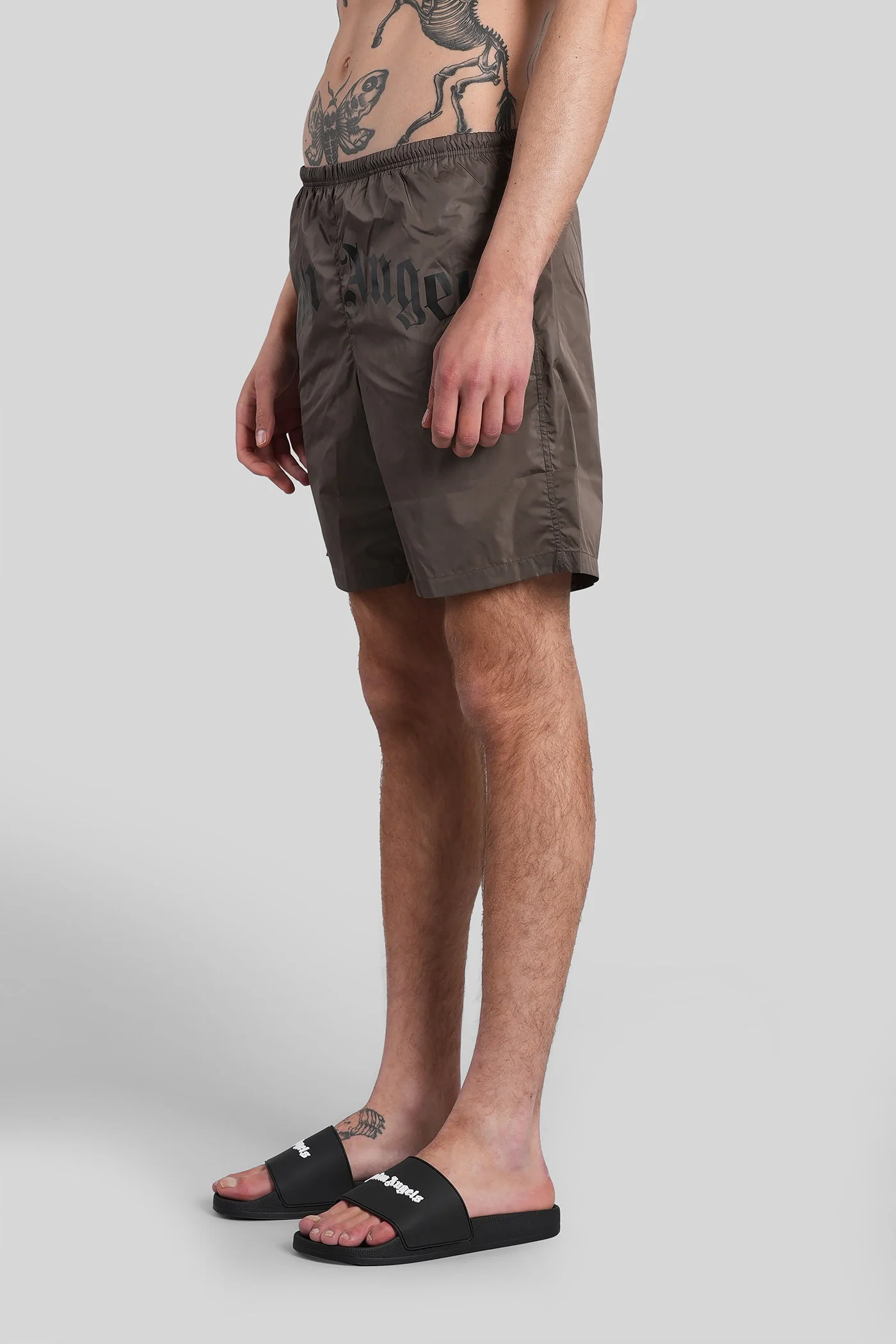 Beachwear in brown polyamide - Image 4