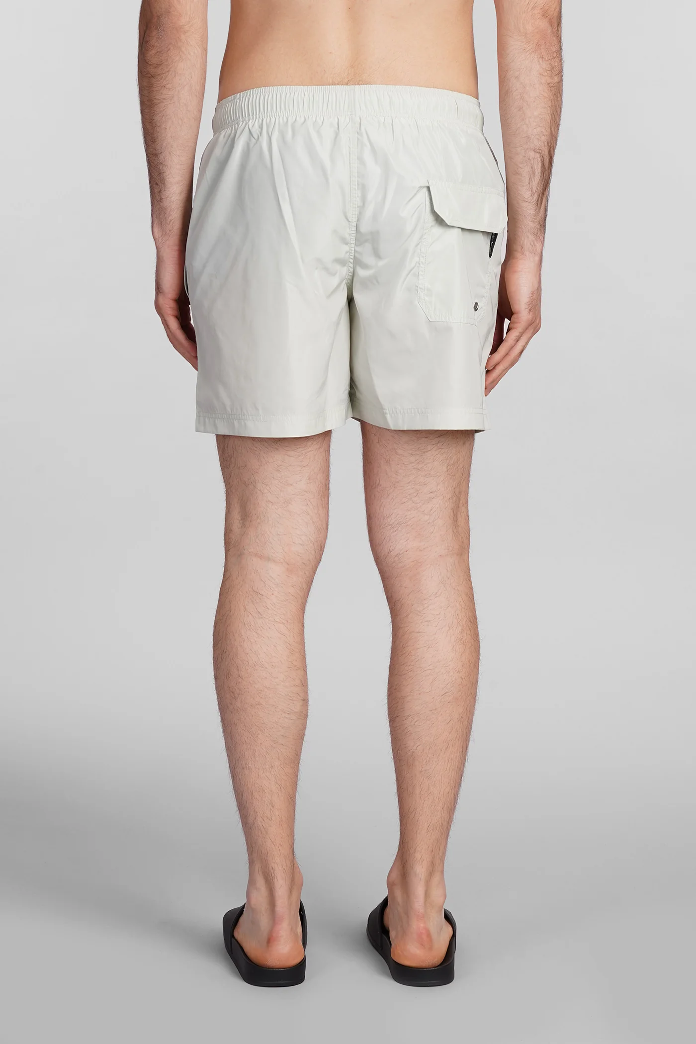 Beachwear in green polyester - Image 2