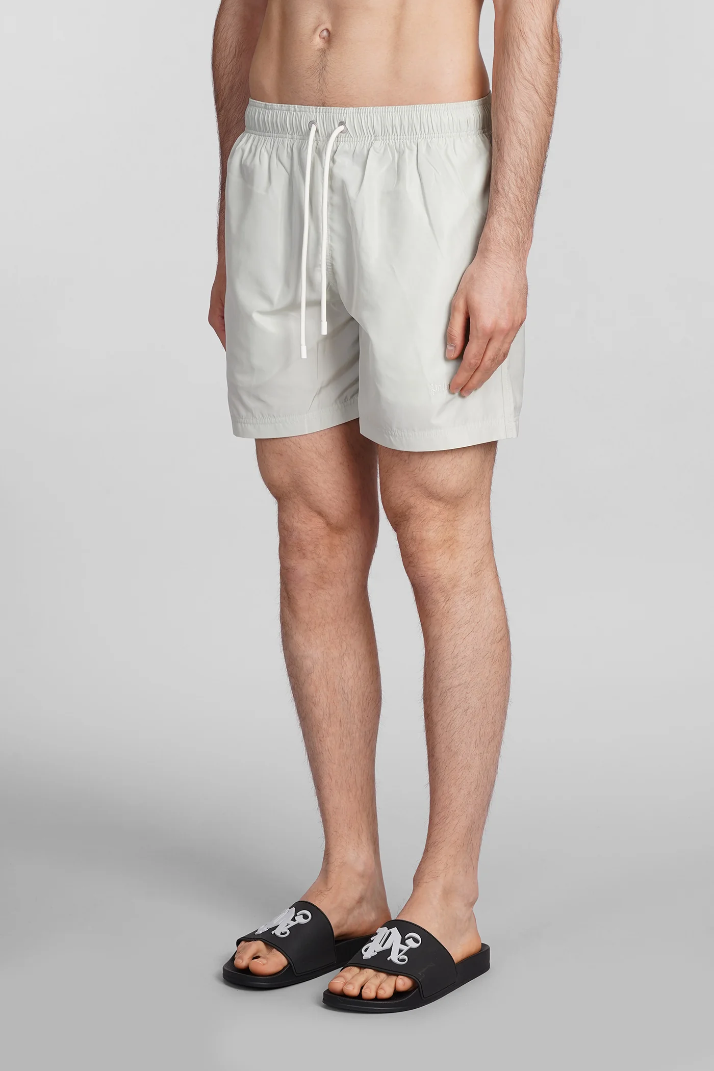 Beachwear in green polyester - Image 3