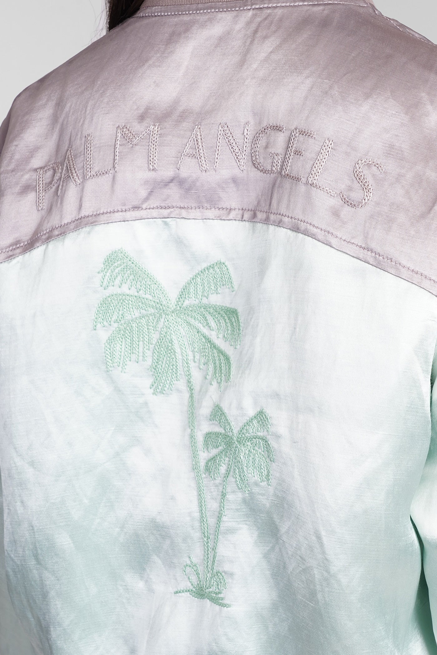 Bomber Jacket in green linen - Image 5
