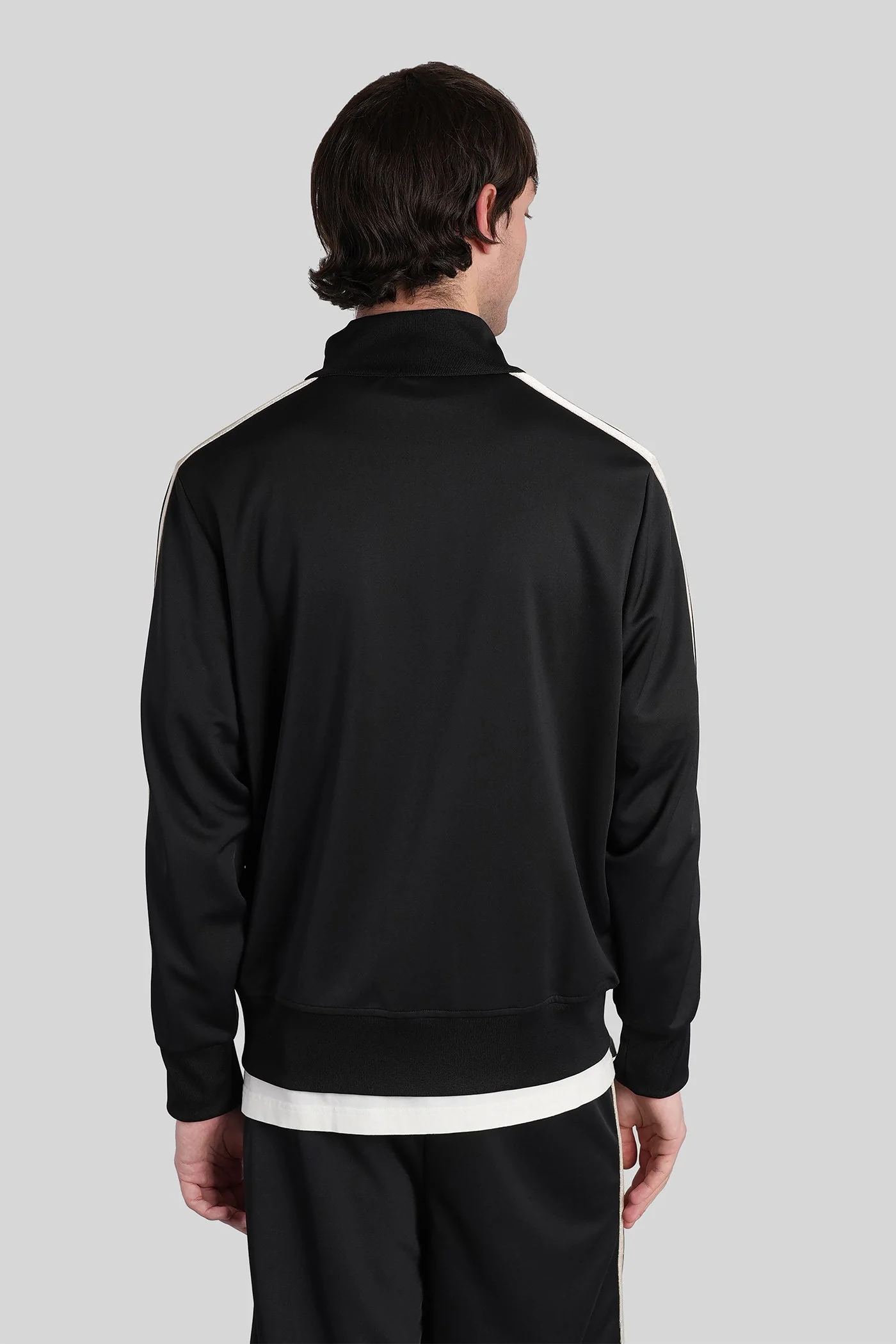 Casual jacket in black polyester - Image 3