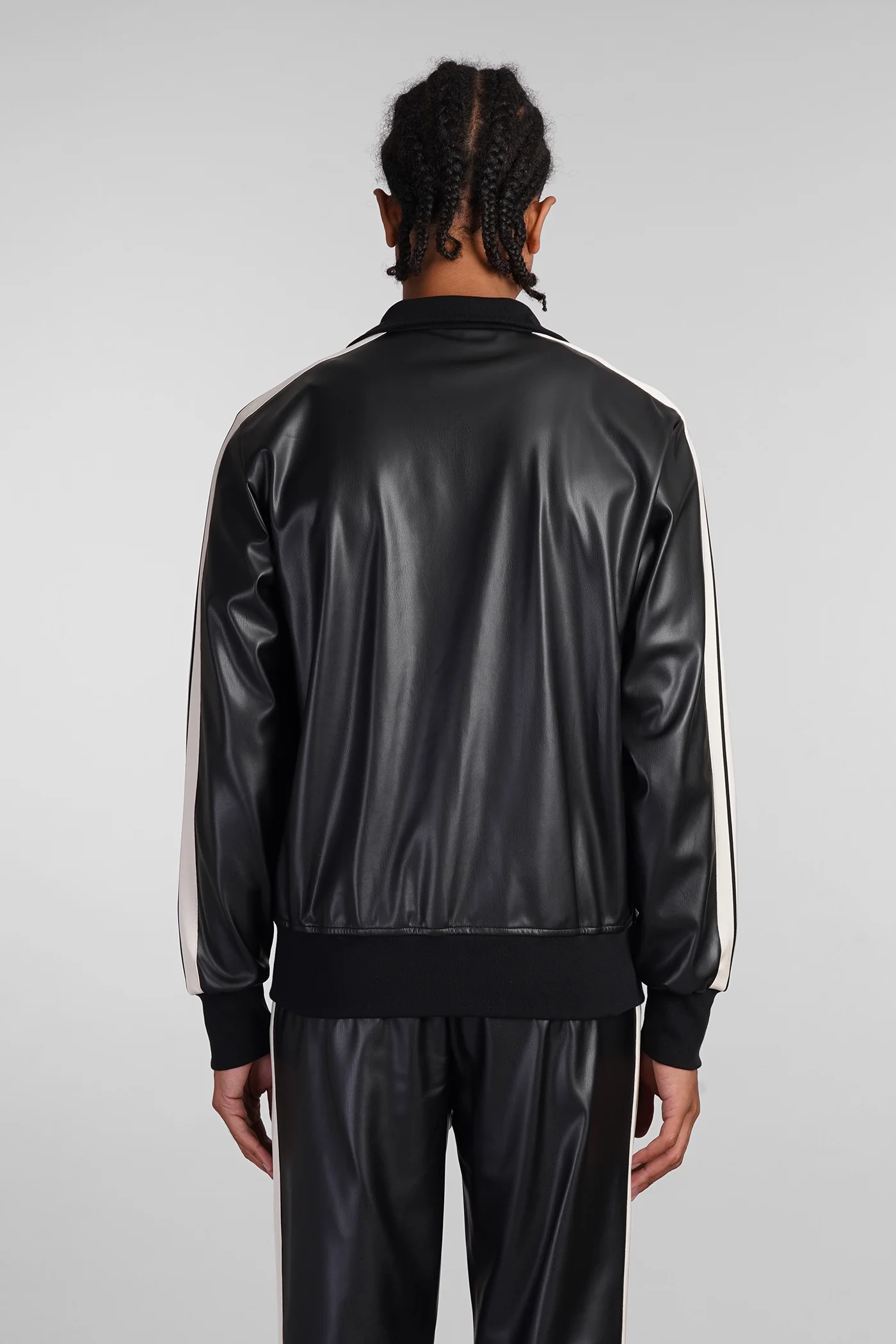Casual jacket in black polyester - Image 3