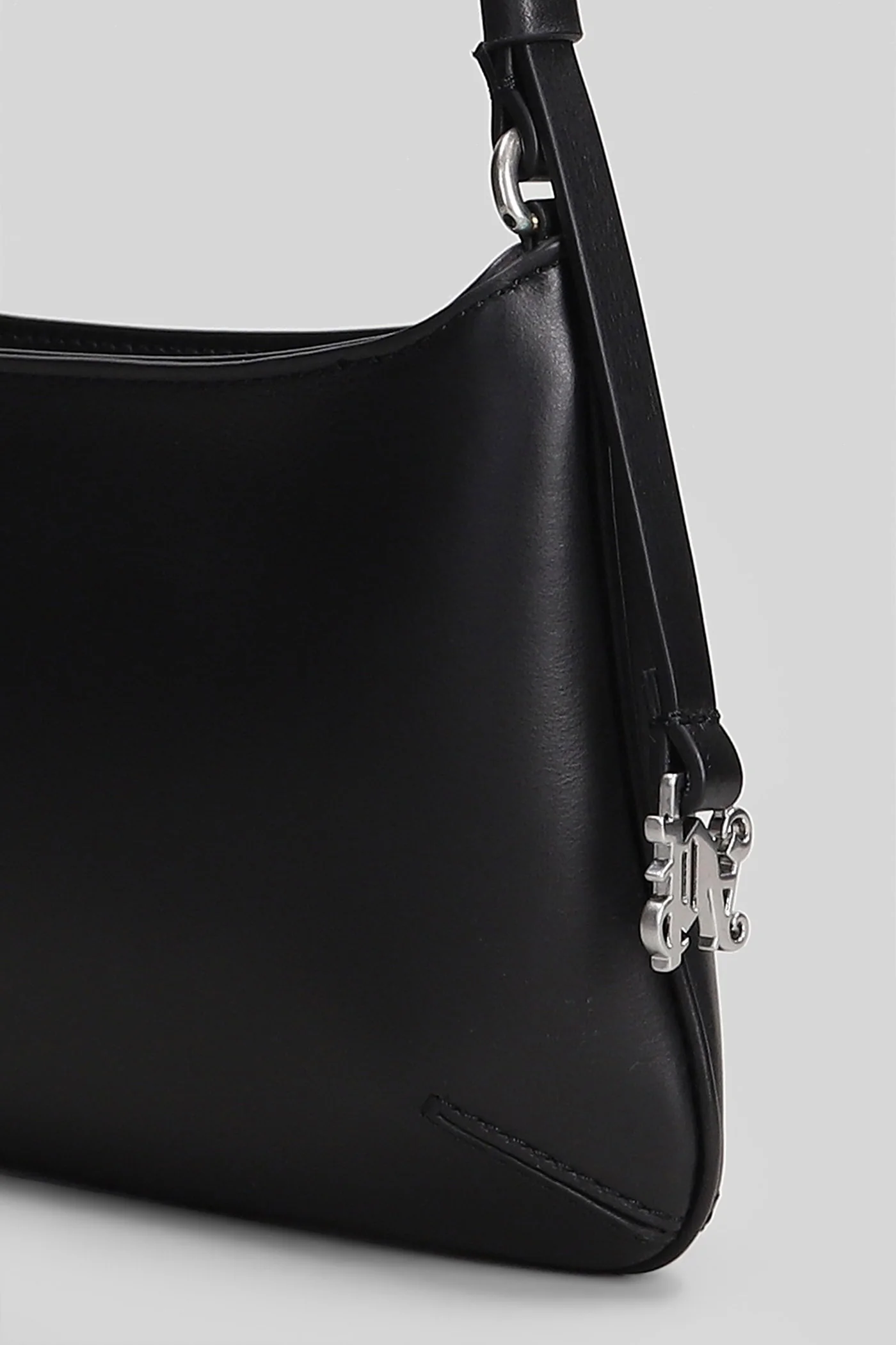 Hand bag in black leather - Image 4