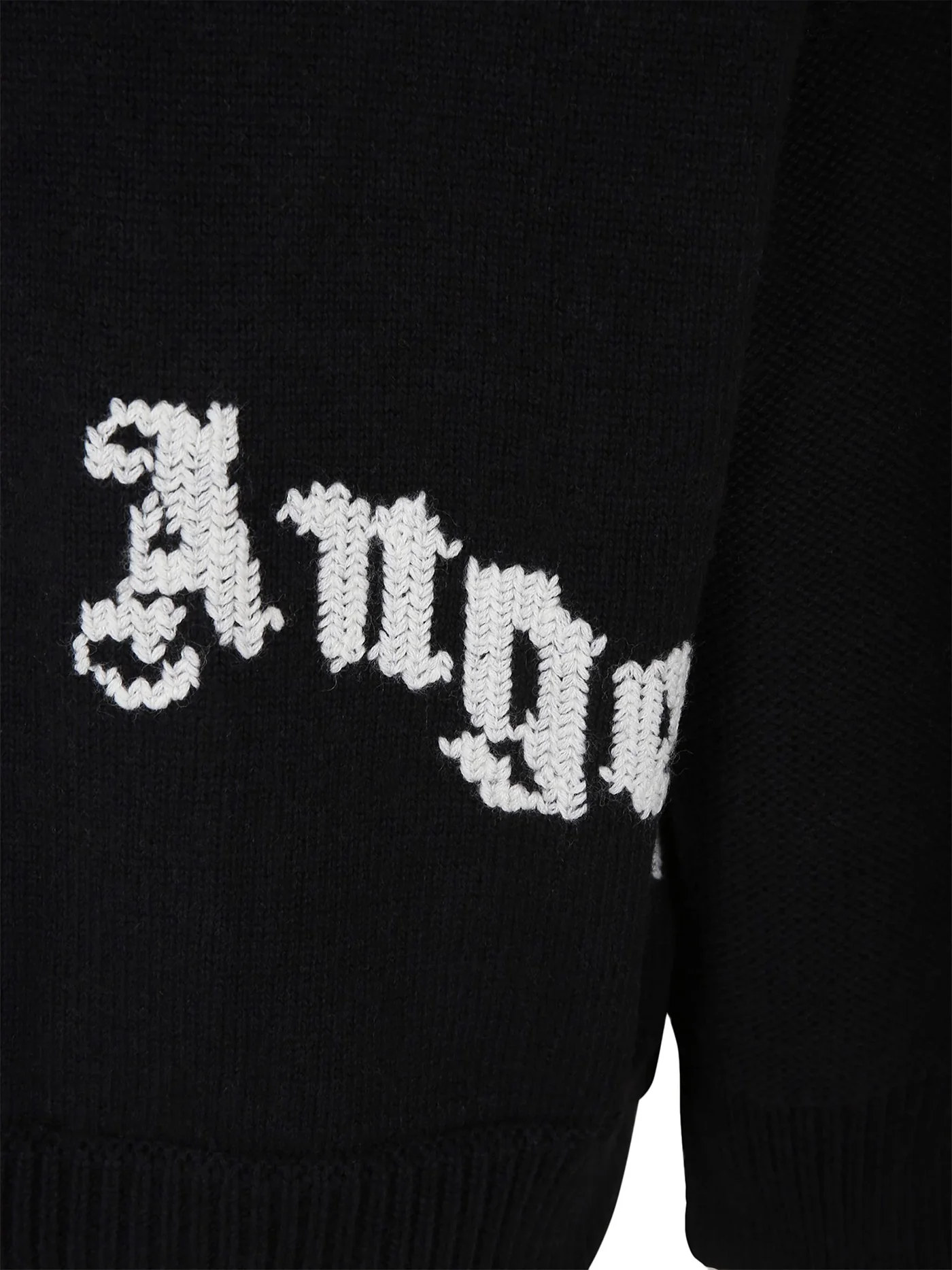 Cardigan in black wool - Image 3