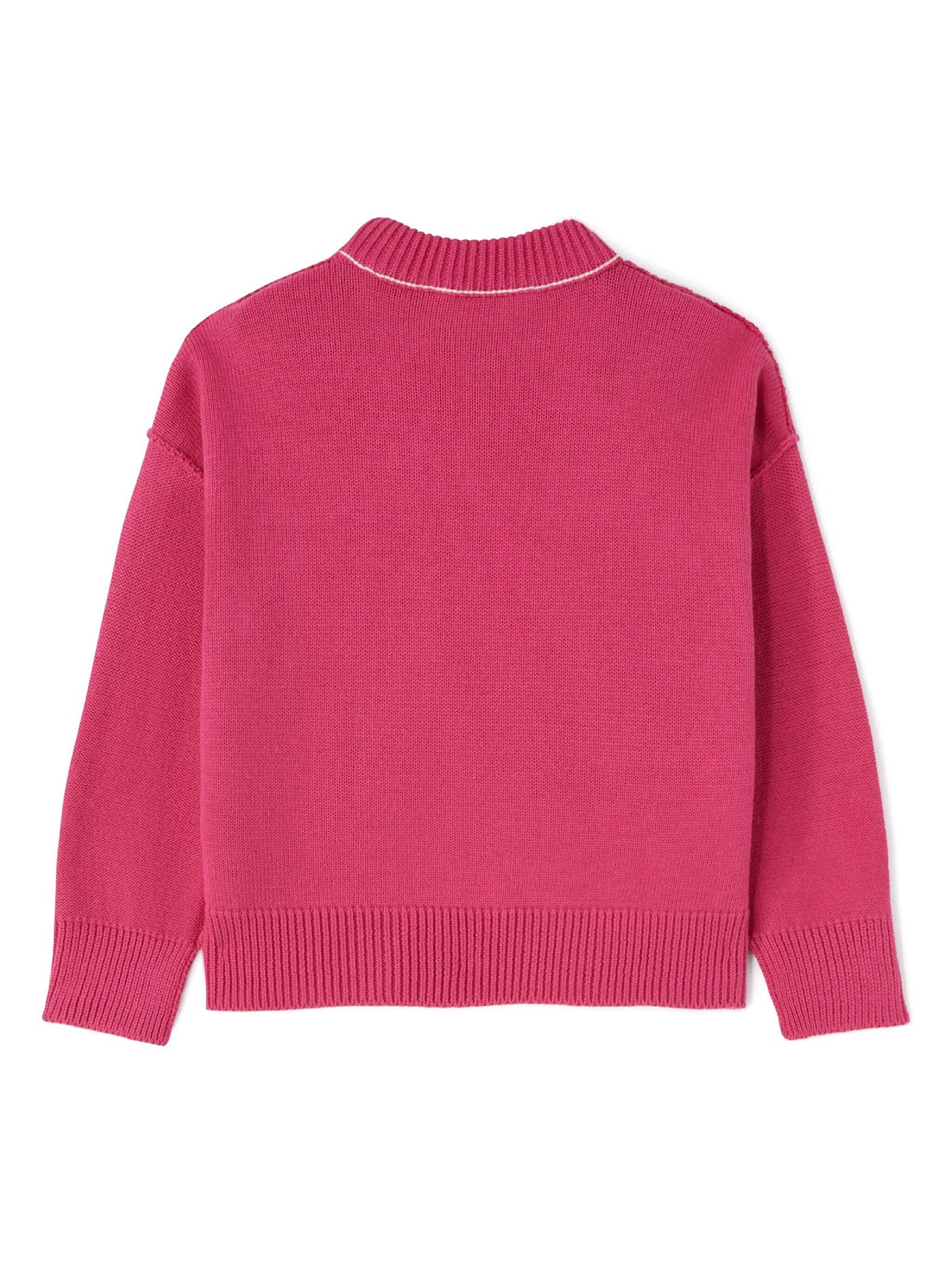 Knitwear in fuxia cotton - Image 2