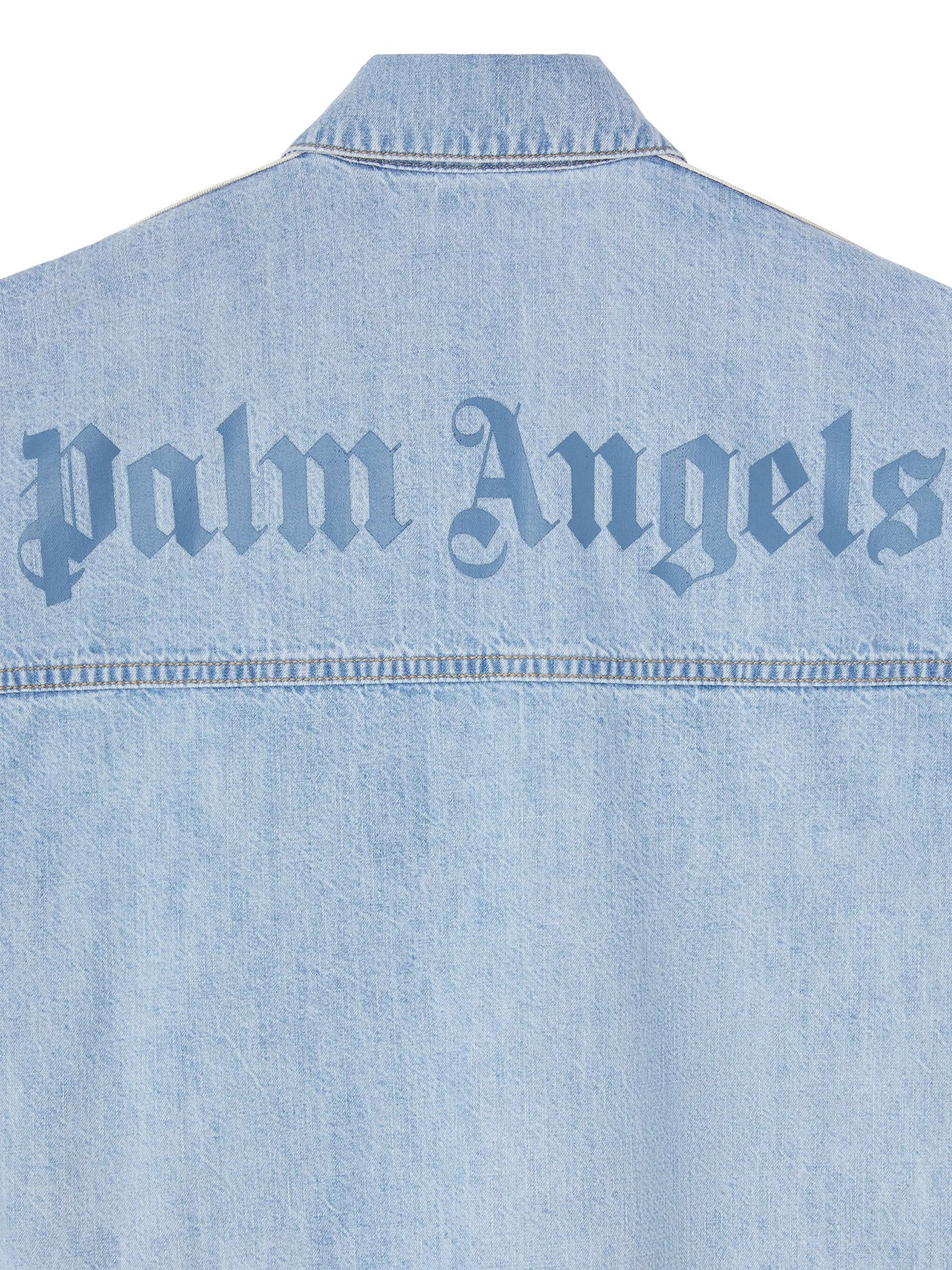 Shirt in blue cotton - Image 3