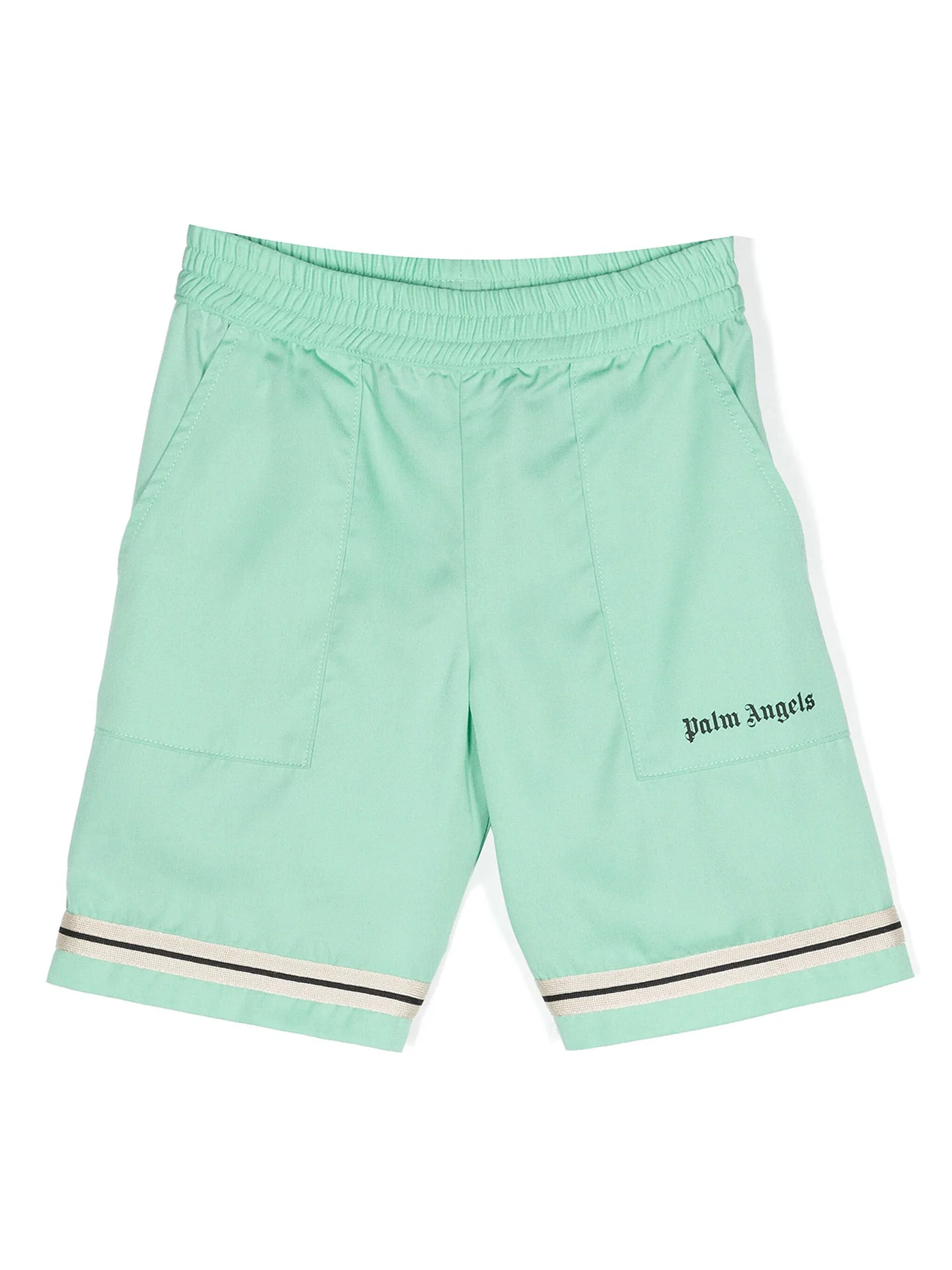 Shorts in green Rayon