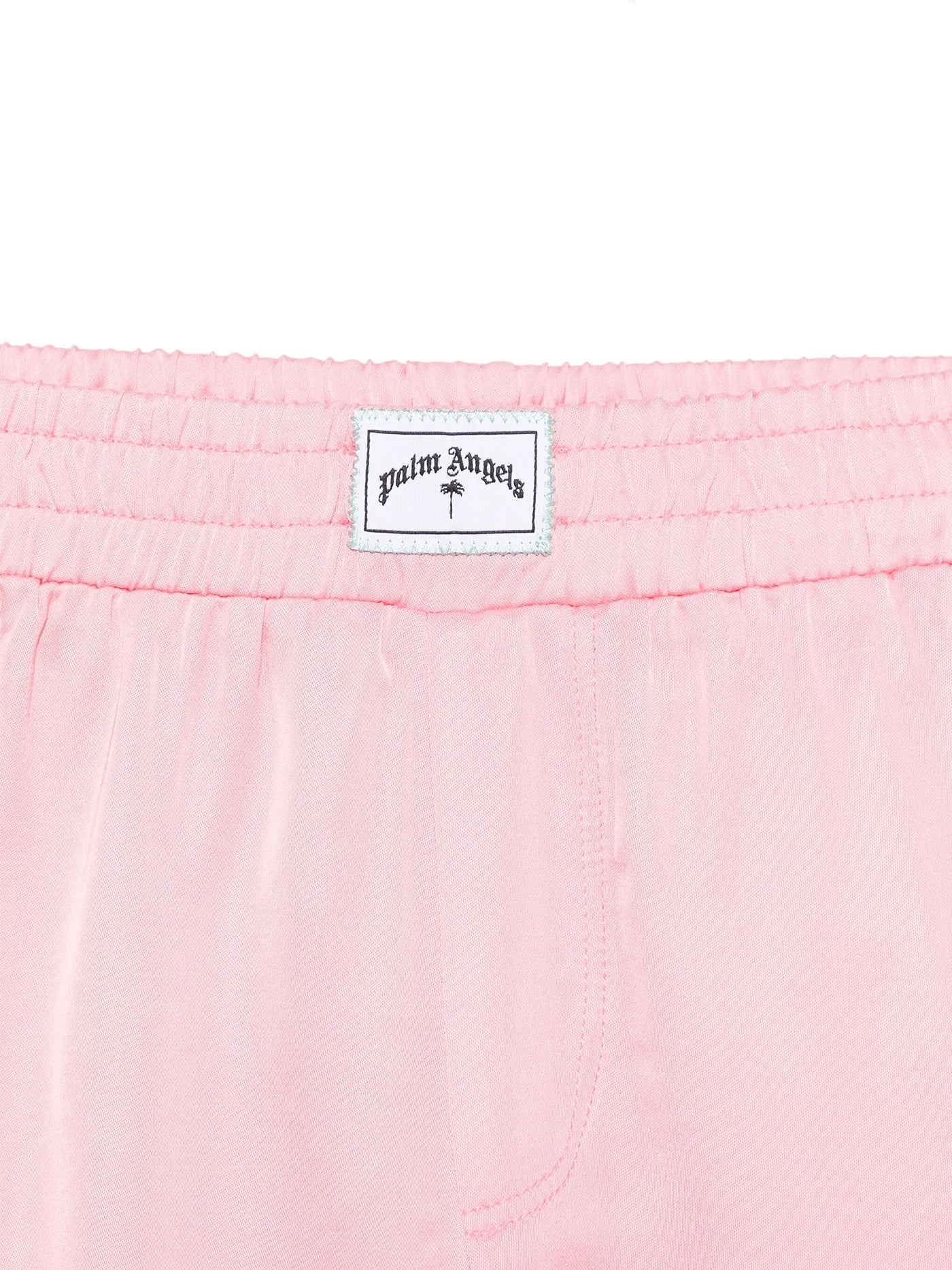 Shorts in rose-pink viscose - Image 3