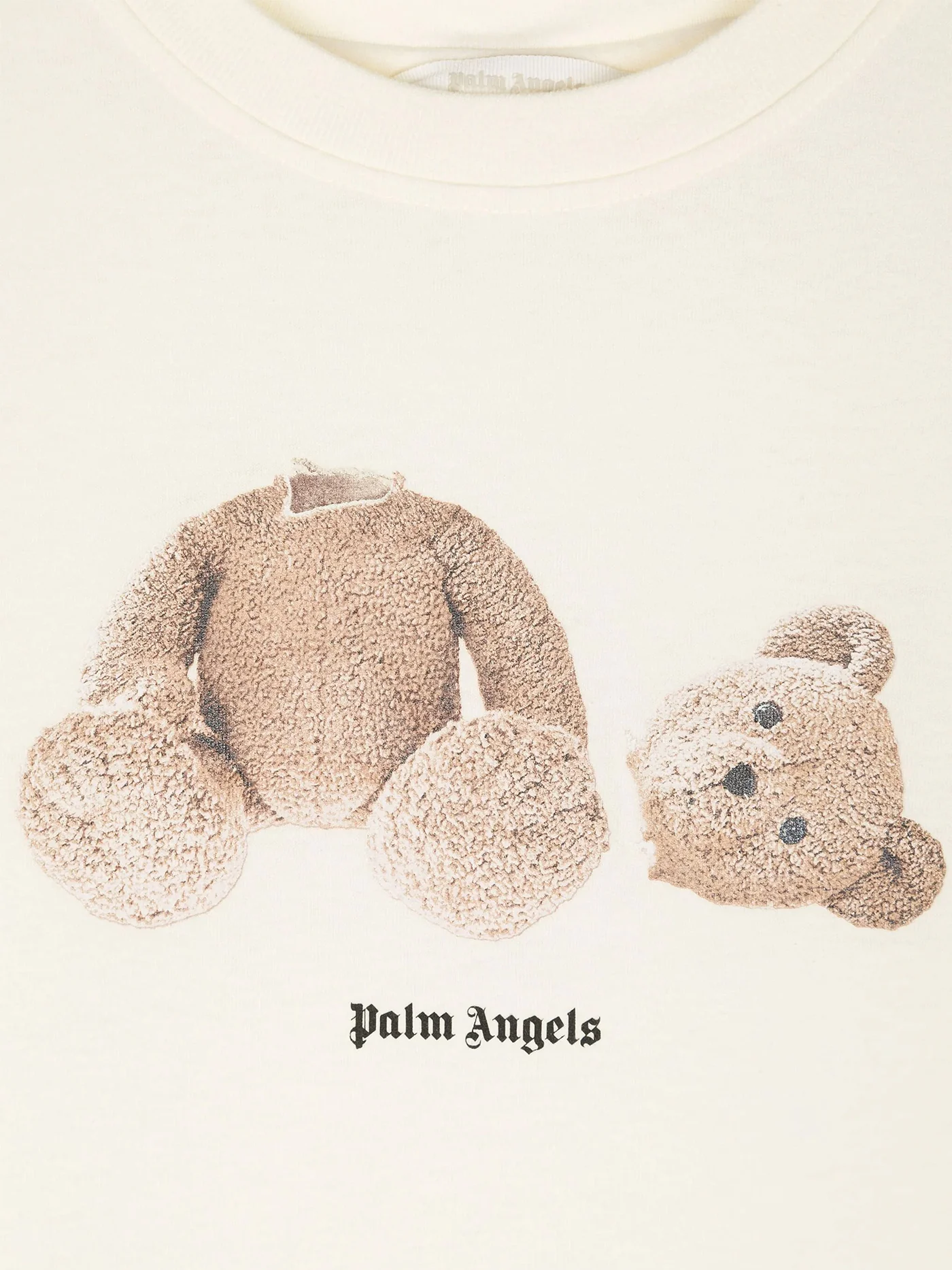 T-Shirt in beige cotton - Image 3