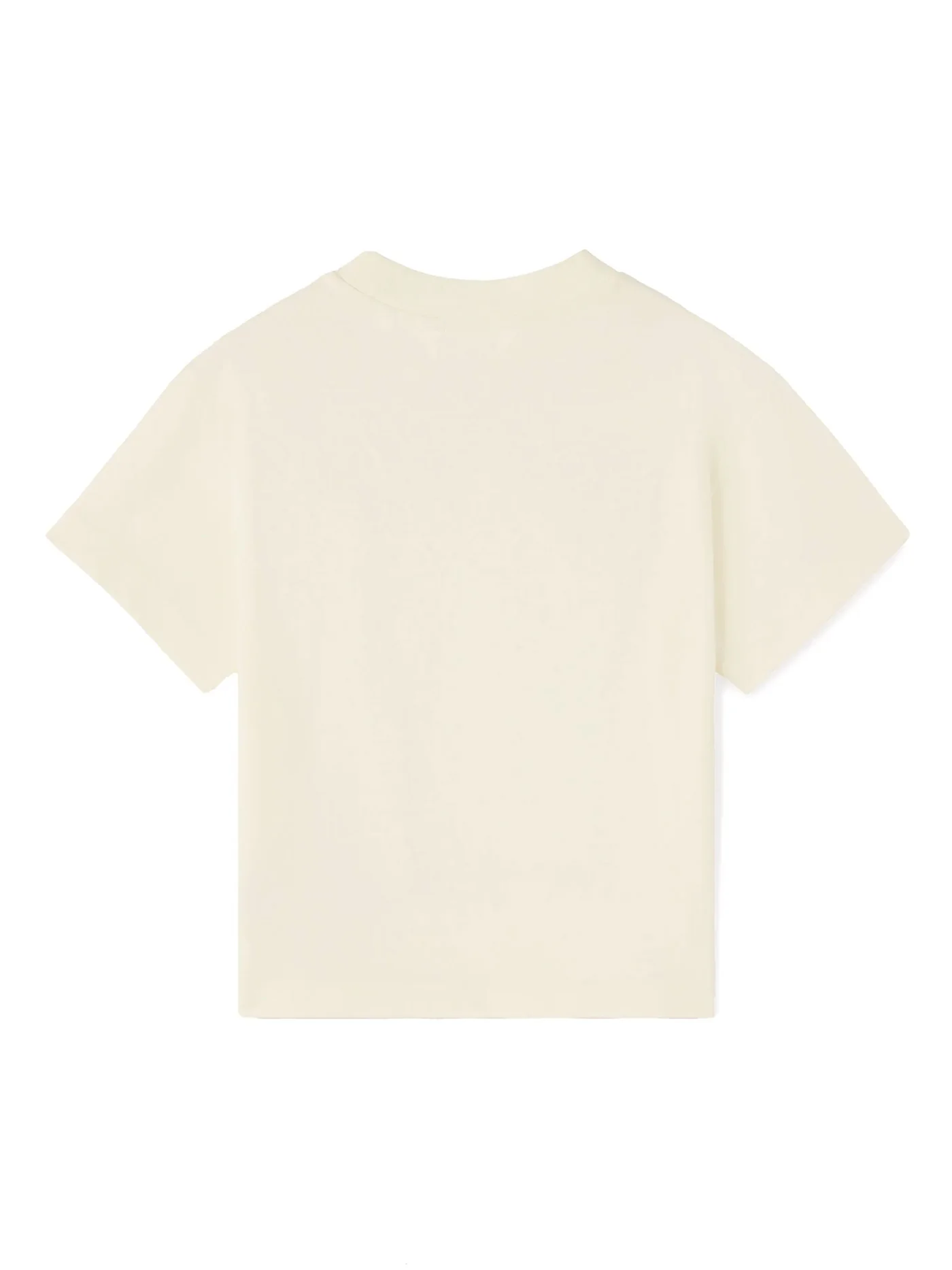 T-Shirt in beige cotton - Image 2