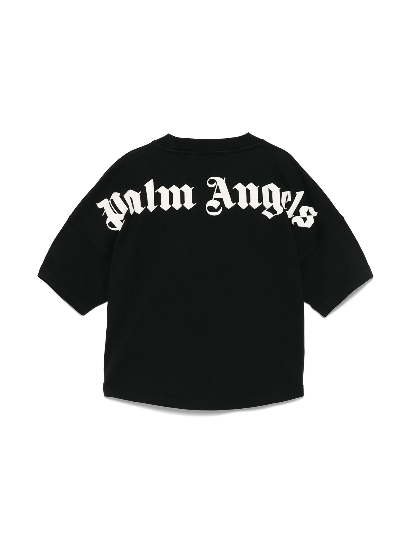 T-Shirt in black cotton - Image 2