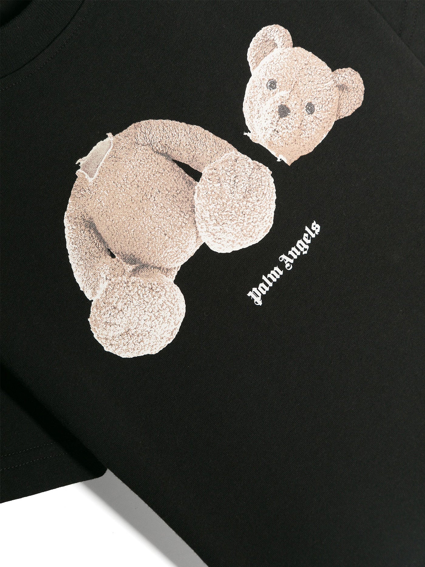 T-Shirt in black cotton - Image 3