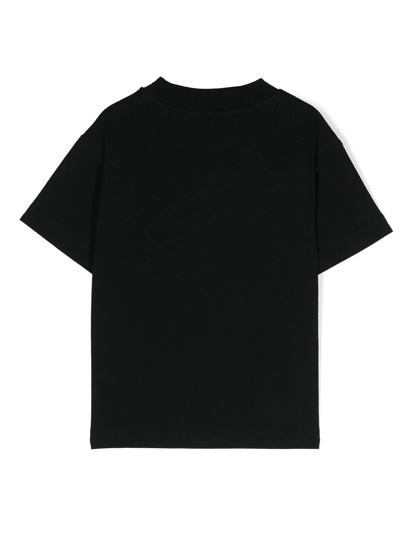 T-Shirt in black cotton - Image 2