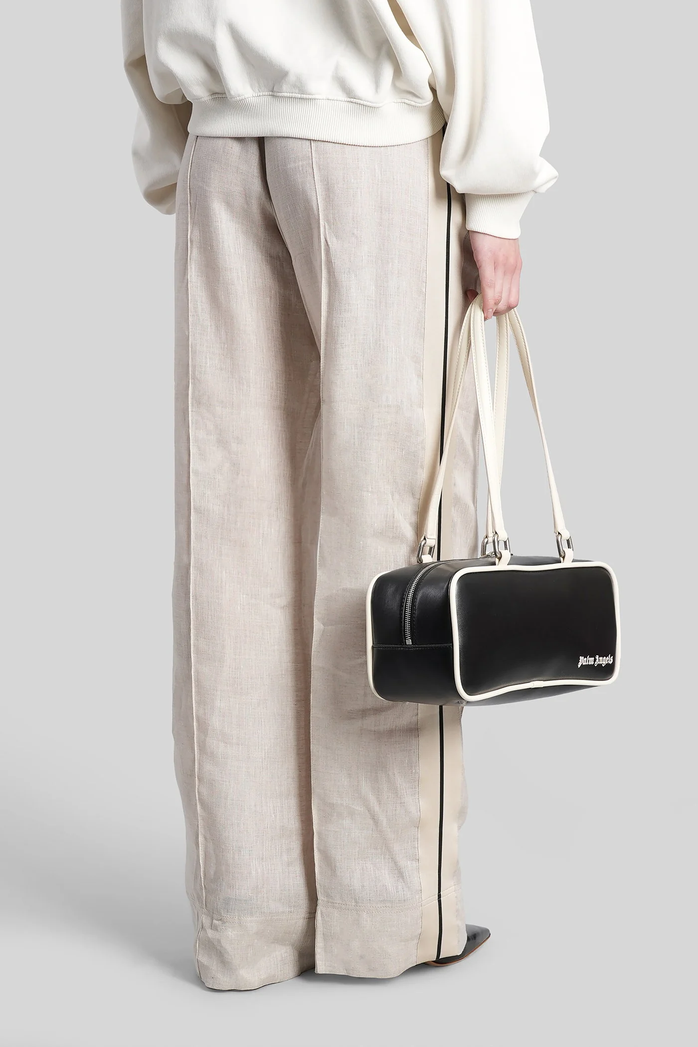 Pants in beige linen - Image 3