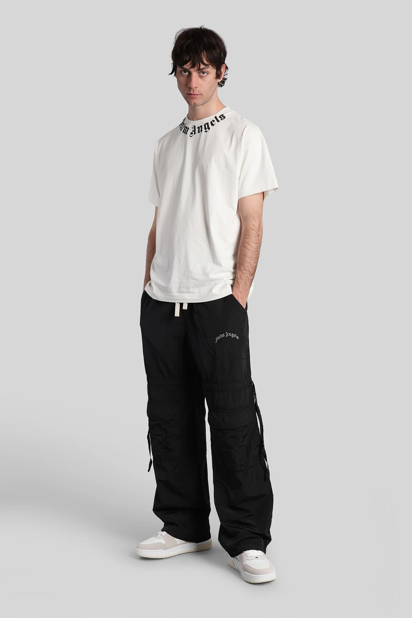 Pants in black cotton - Image 2