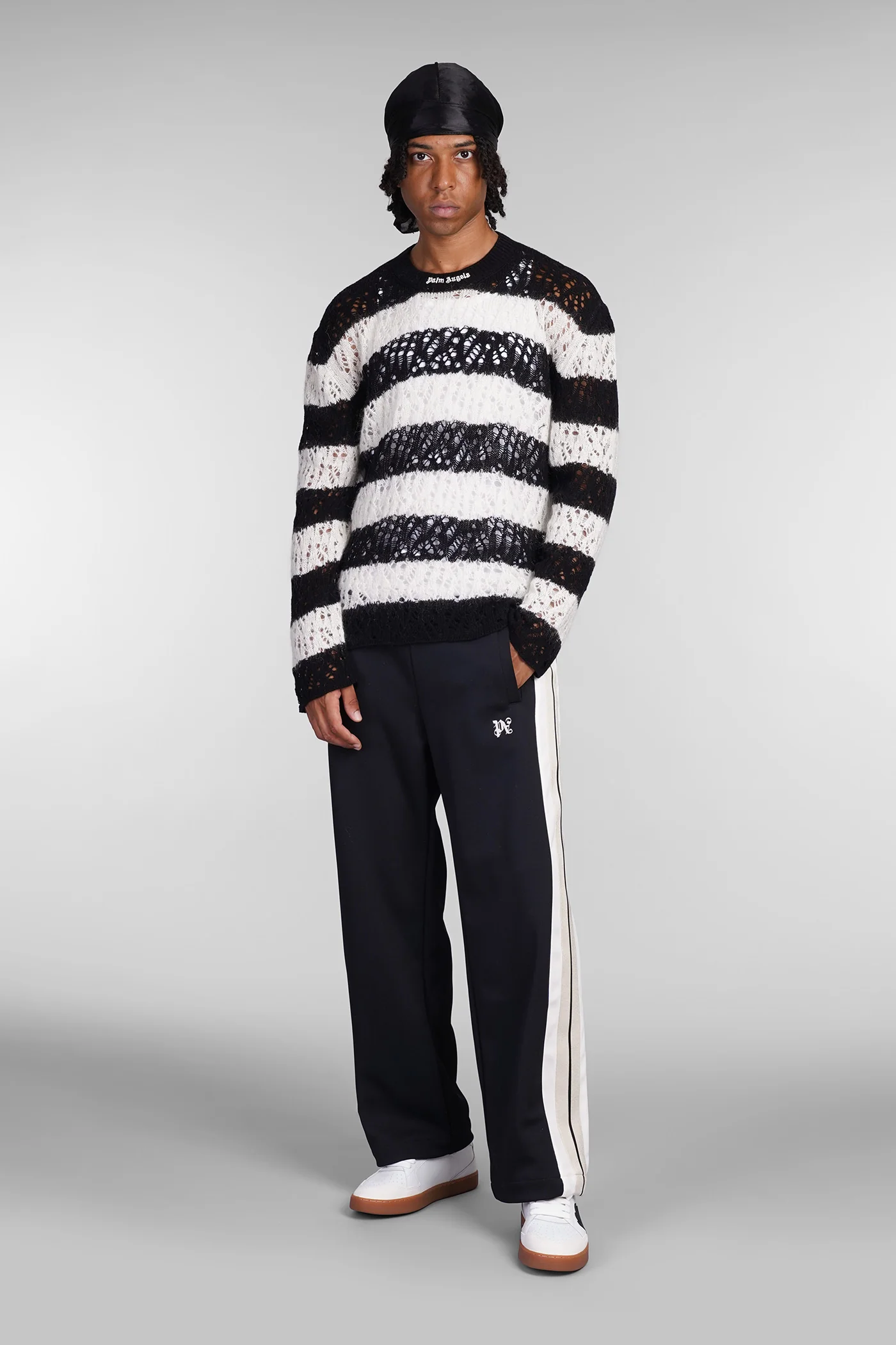 Pants in black polyester - Image 2