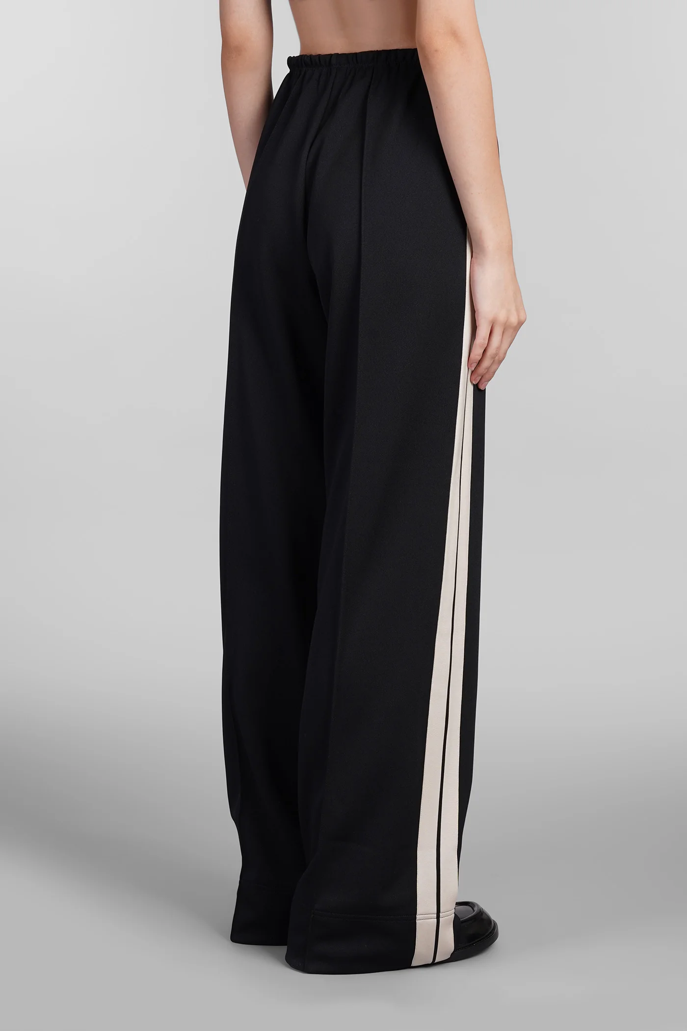 Pants in black polyester - Image 3